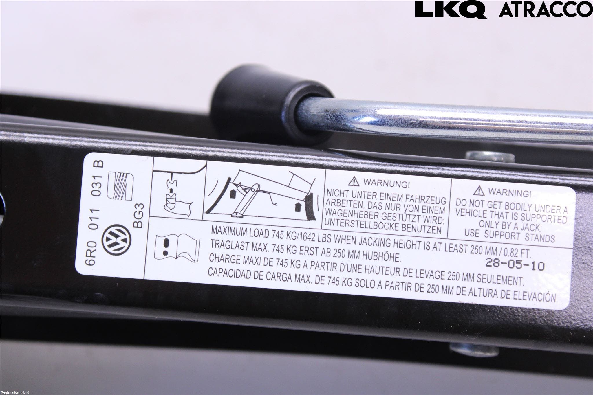 Volkswagen VW POLO 10-17 Domkraft