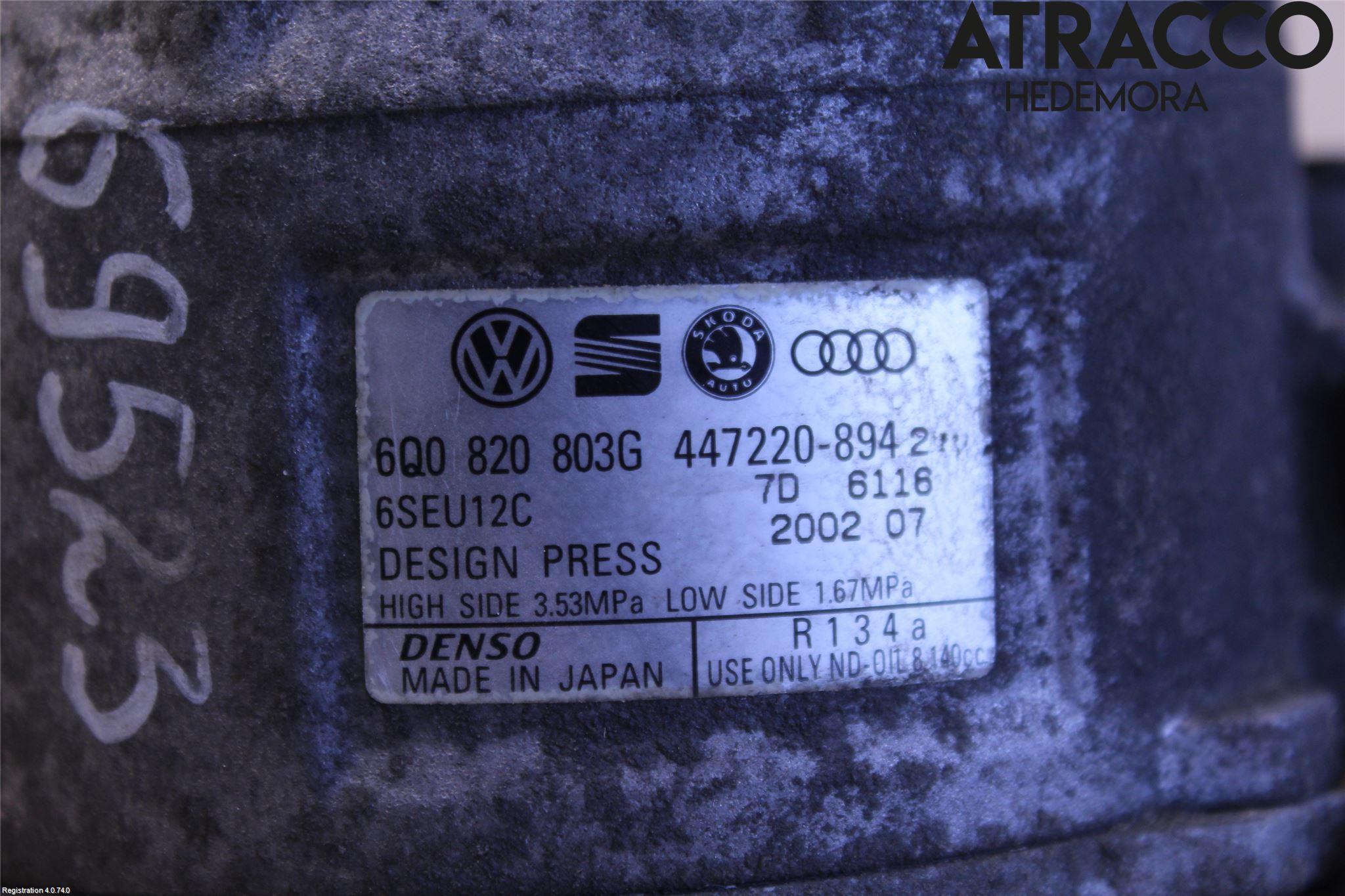 Volkswagen VW POLO 02-05 Ac Kompressor