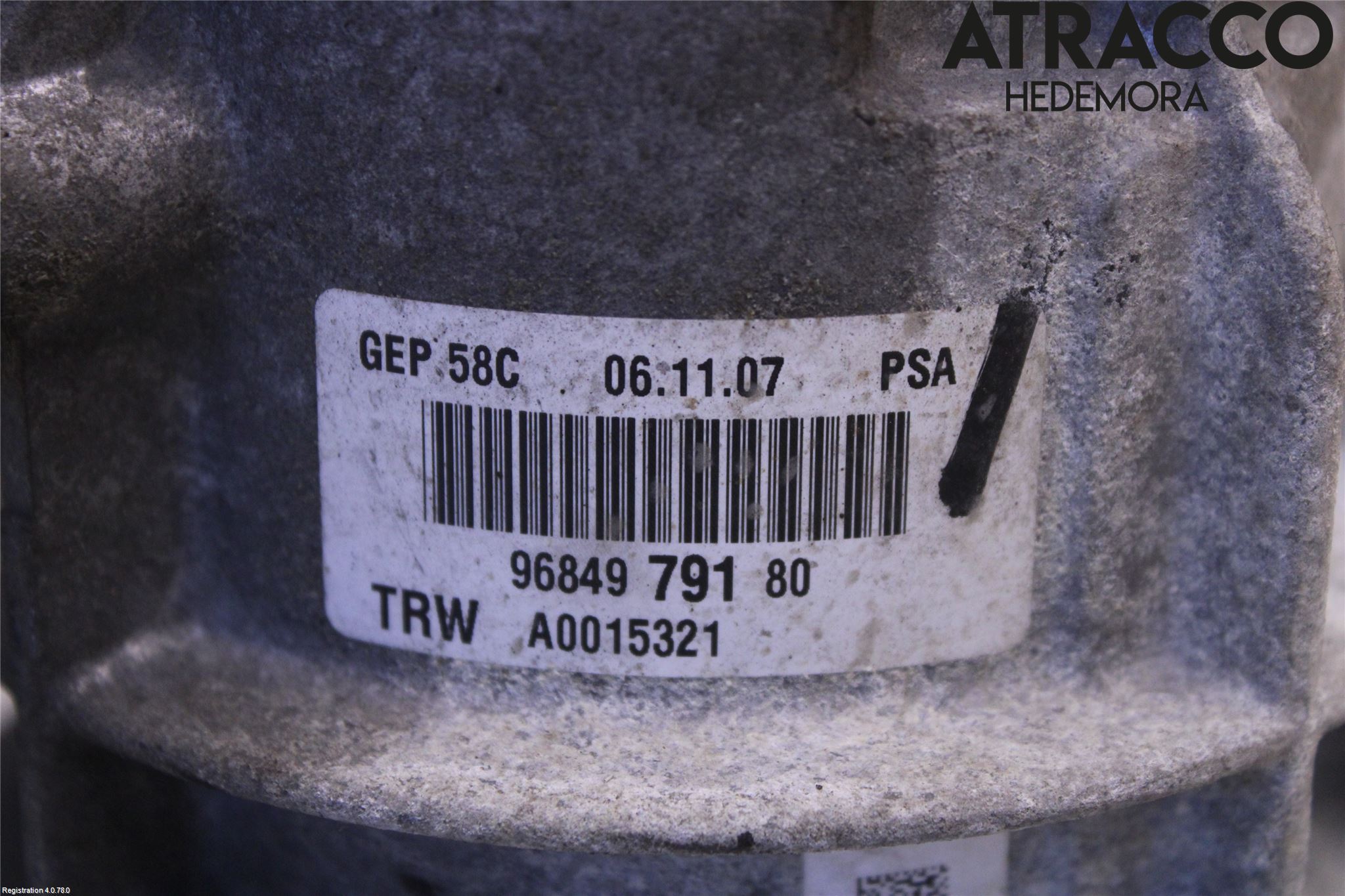 Peugeot 308 08-13 Styrservo Pump Elektrisk