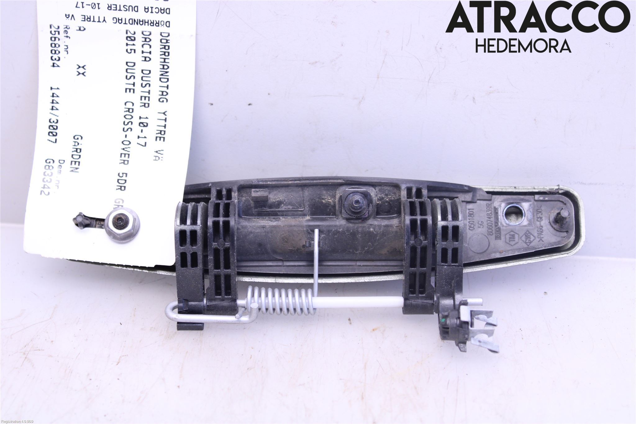 Dacia DUSTER 10-17 Dörrhandtag Yttre Vä