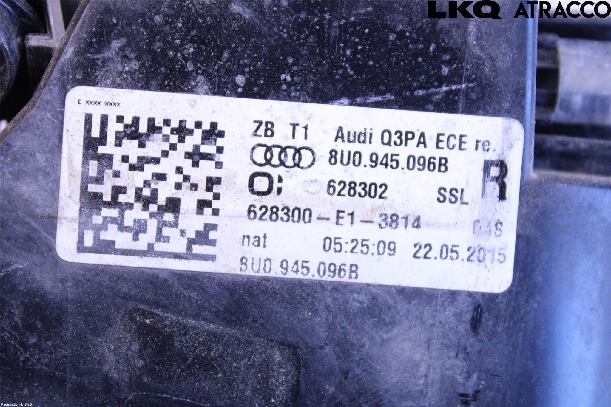 Audi Q3 8U 12-18 Dimljus/Reflex Bak