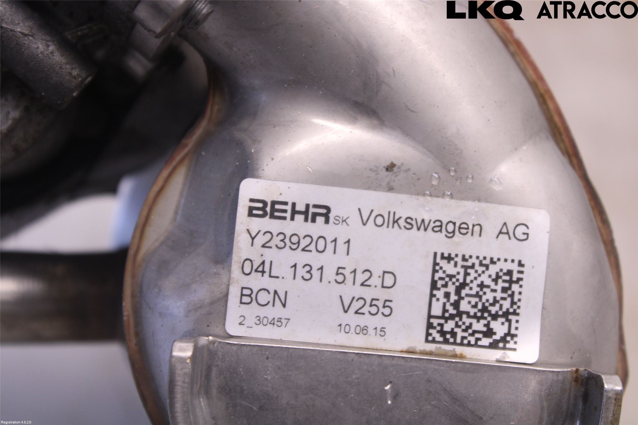 Volkswagen VW PASSAT 15-19 Avgaskylare