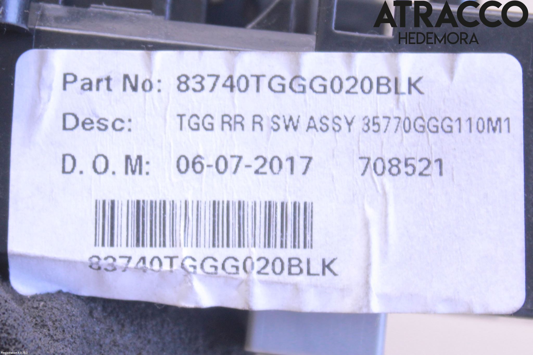Honda CIVIC 17-22 Strömställare Elhiss