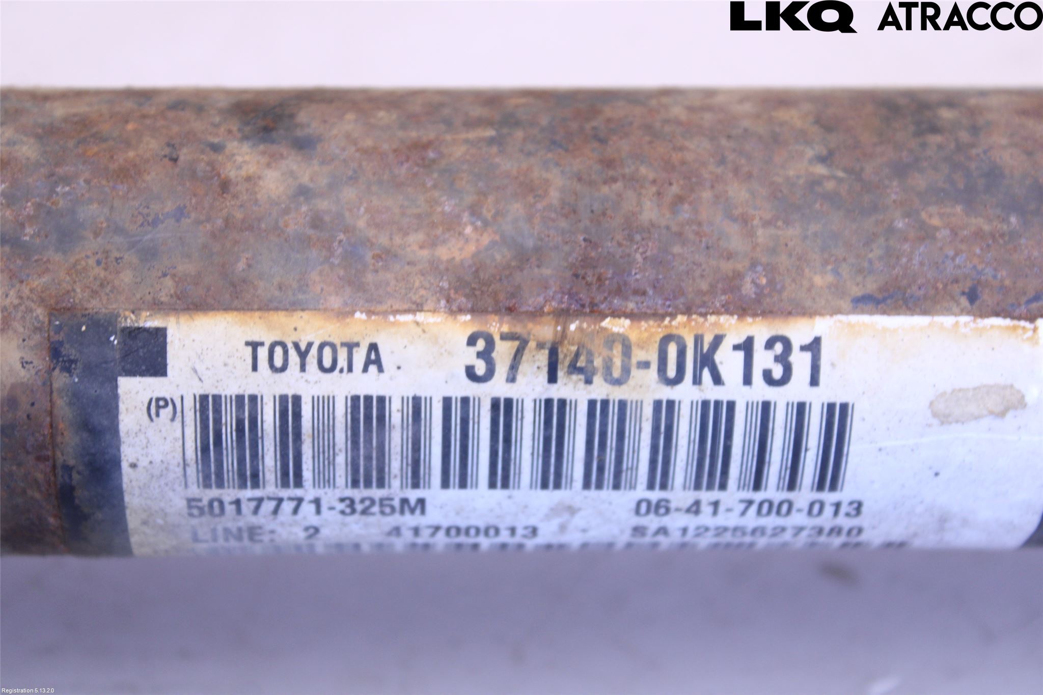 Toyota HILUX 05-16 Mellanaxel Främre 4Wd
