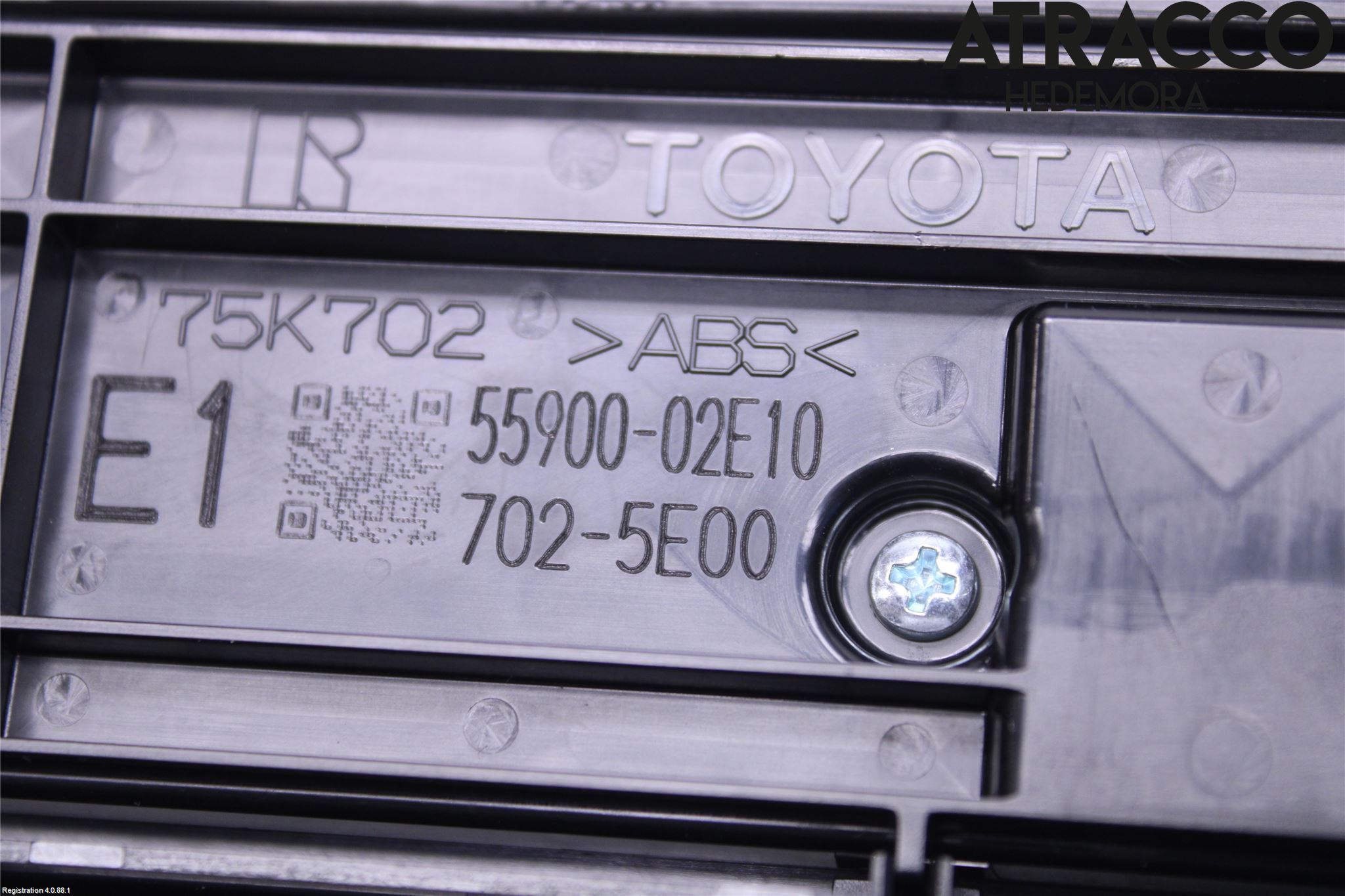 Toyota COROLLA 19- Ac Styrenhet Ac Manöveren