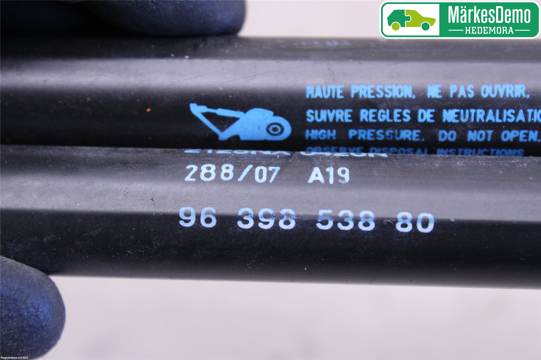 Citroen C3 05-10 Gasfjäder Baklucka