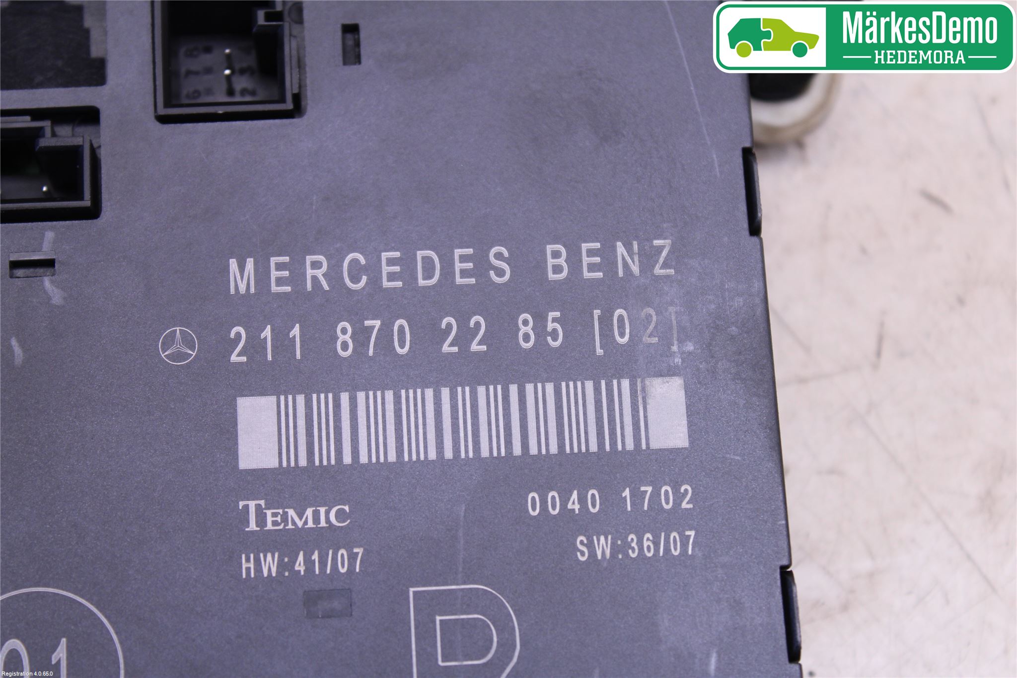 Mercedes-Benz MB E-KLASS (W211) 02-09 Styrenhet Dörr
