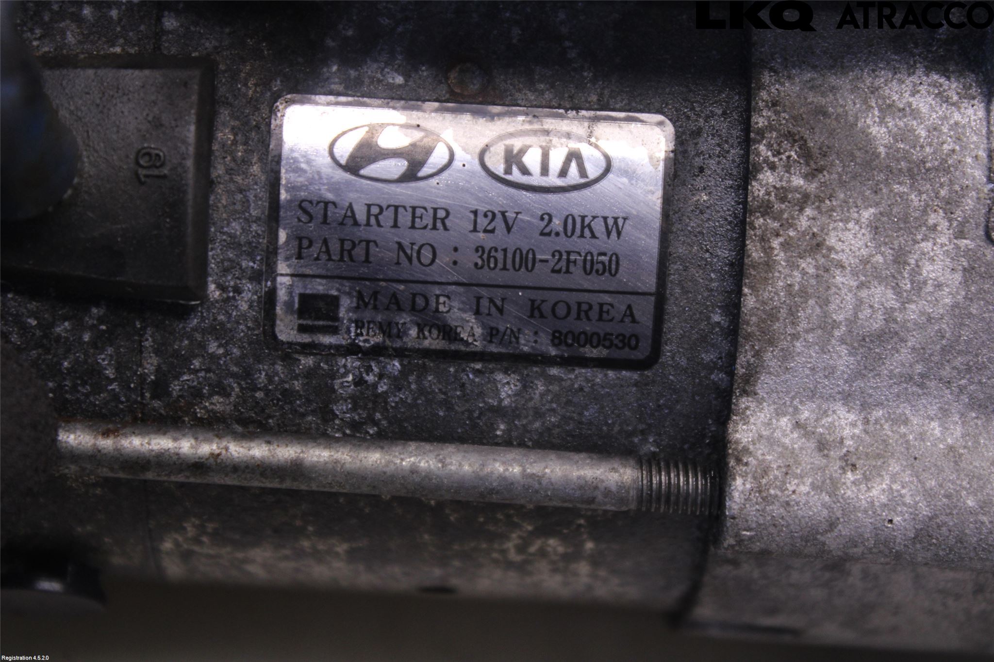 Kia SPORTAGE (SL) 11-15 Startmotor Diesel