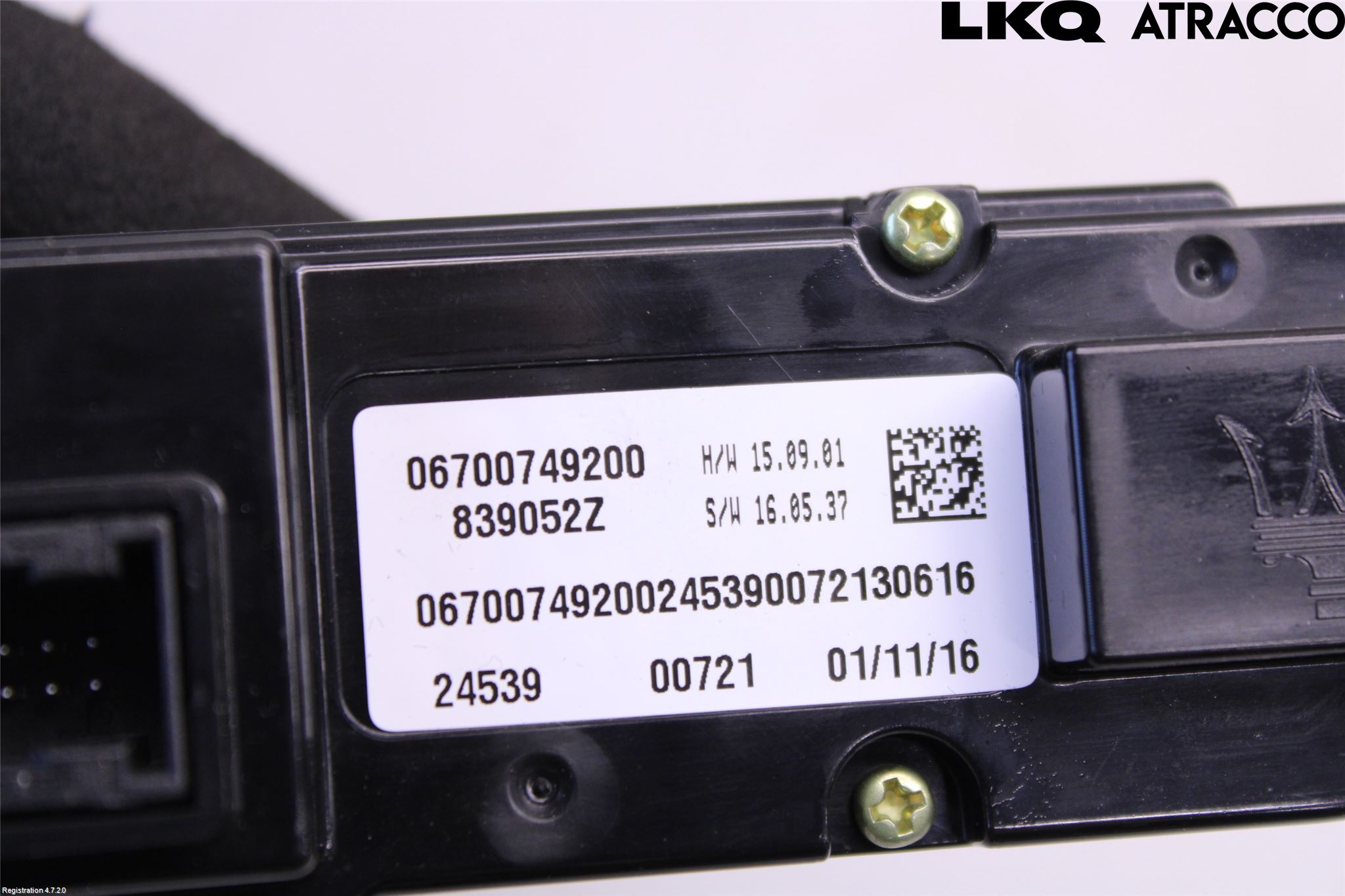 Maserati LEVANTE 16- Ac Styrenhet Ac Manöveren