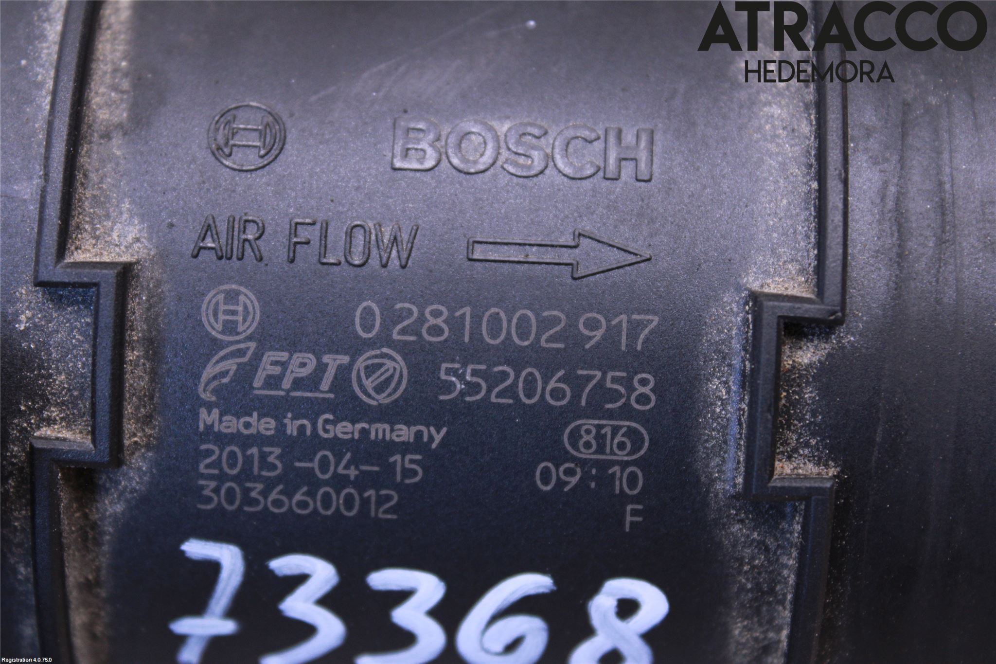 Fiat FREEMONT Injluftmassamätare