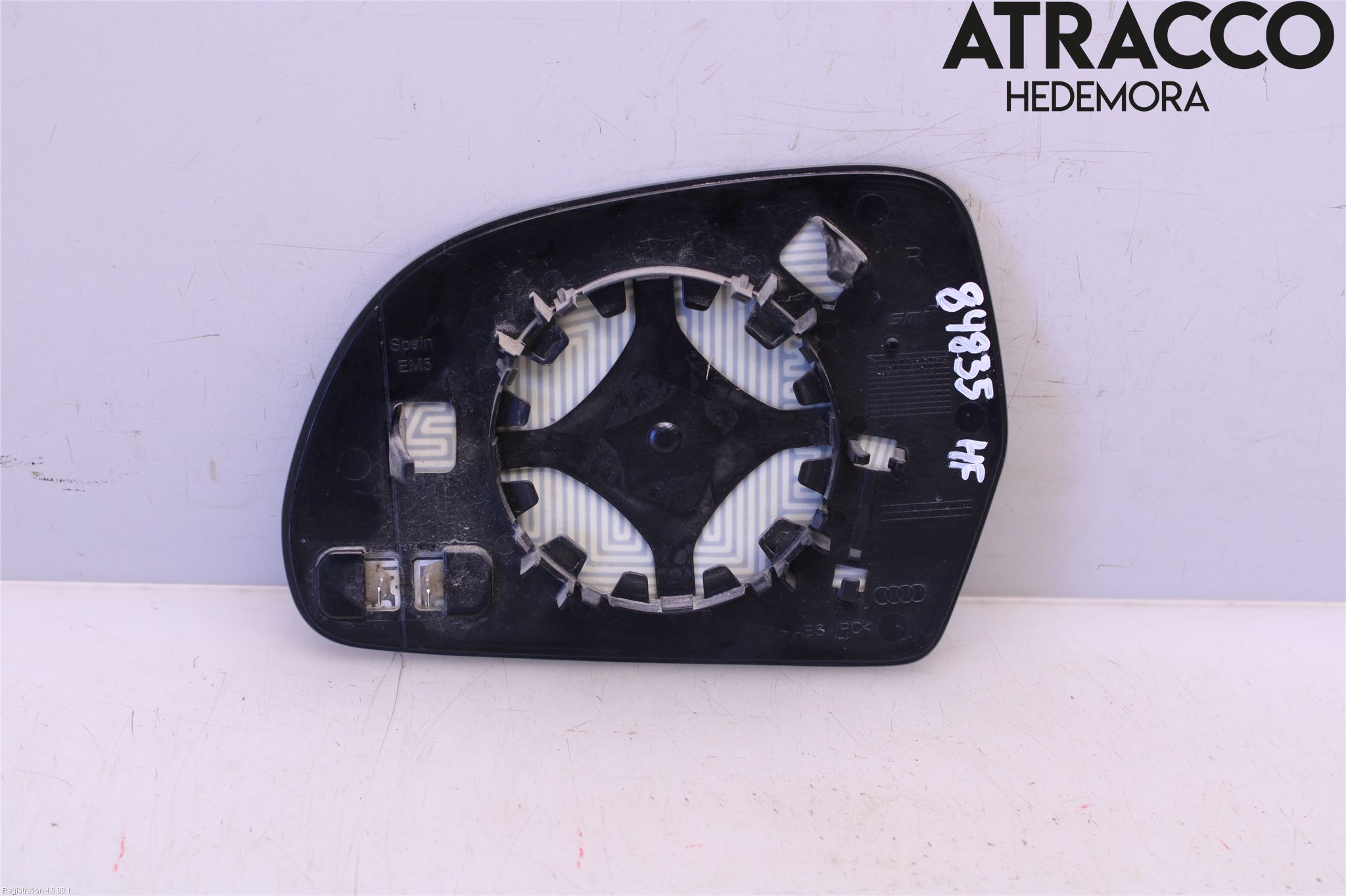 Audi Q3 8U 12-18 Spegelglas Hö