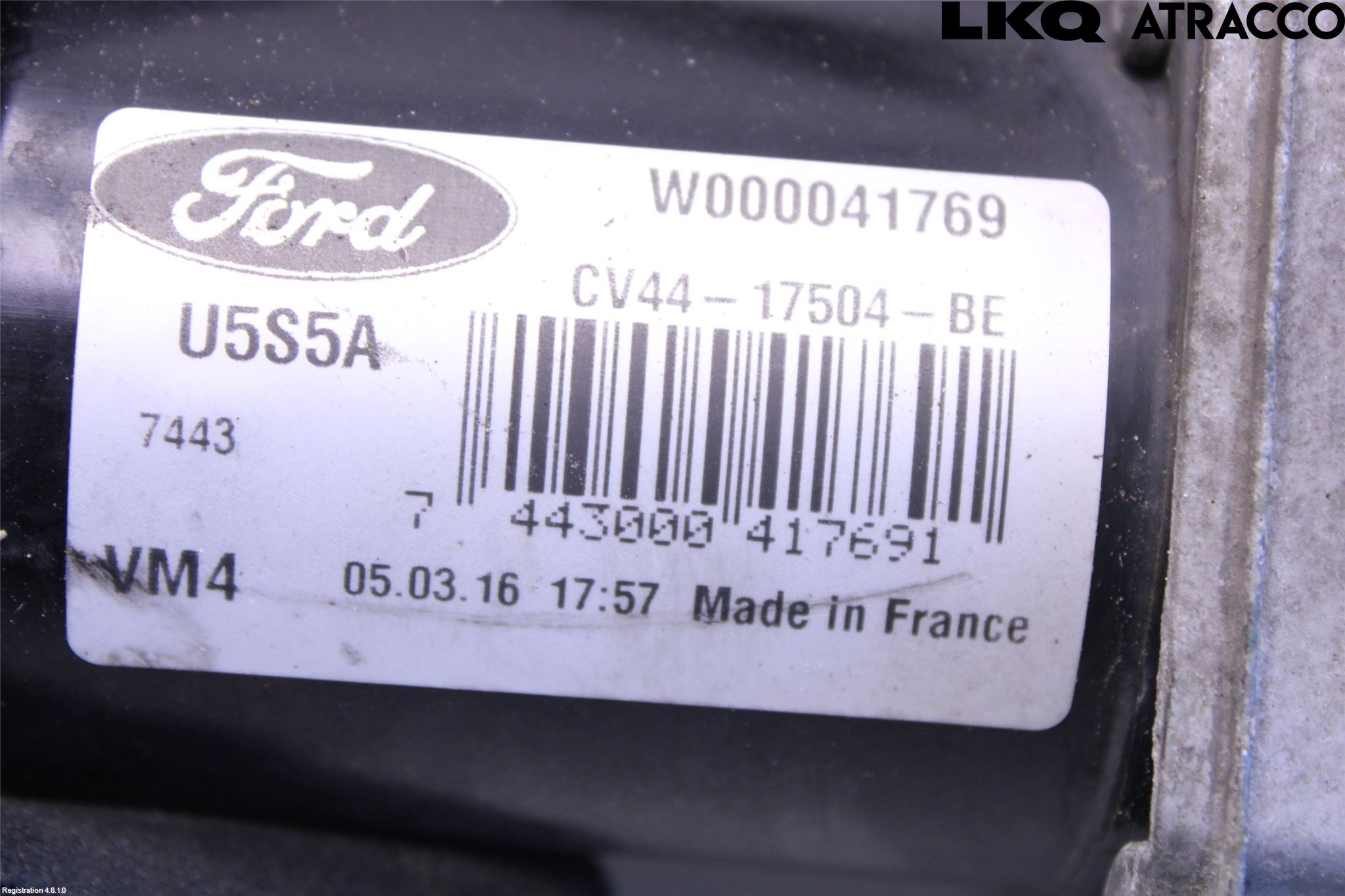 Ford KUGA 13-16 Torkarmotor Vindruta