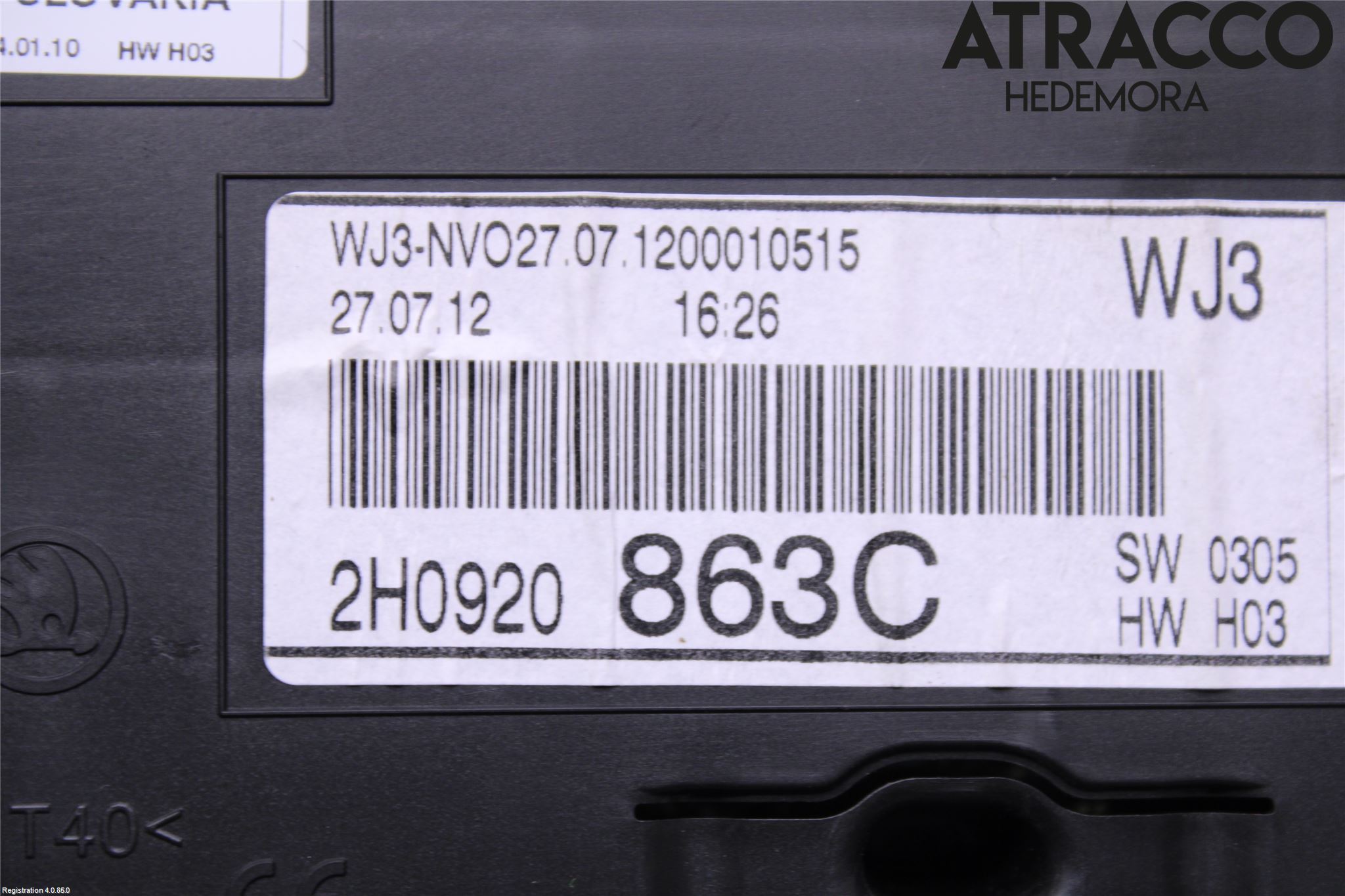 Volkswagen VW AMAROK 2H 10-22 Instrument Komb
