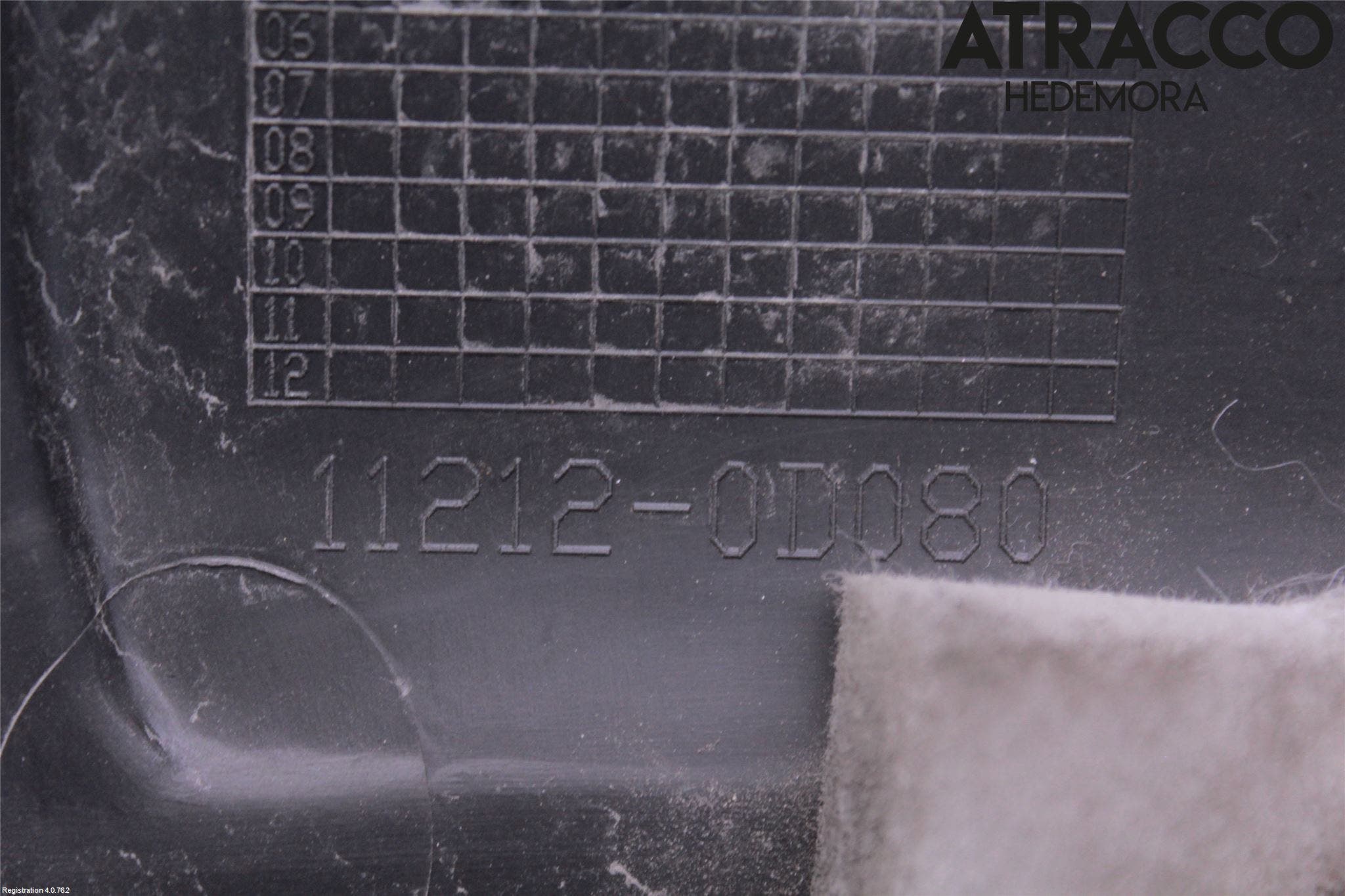 Toyota COROLLA VERSO 04-07 Motorkåpa