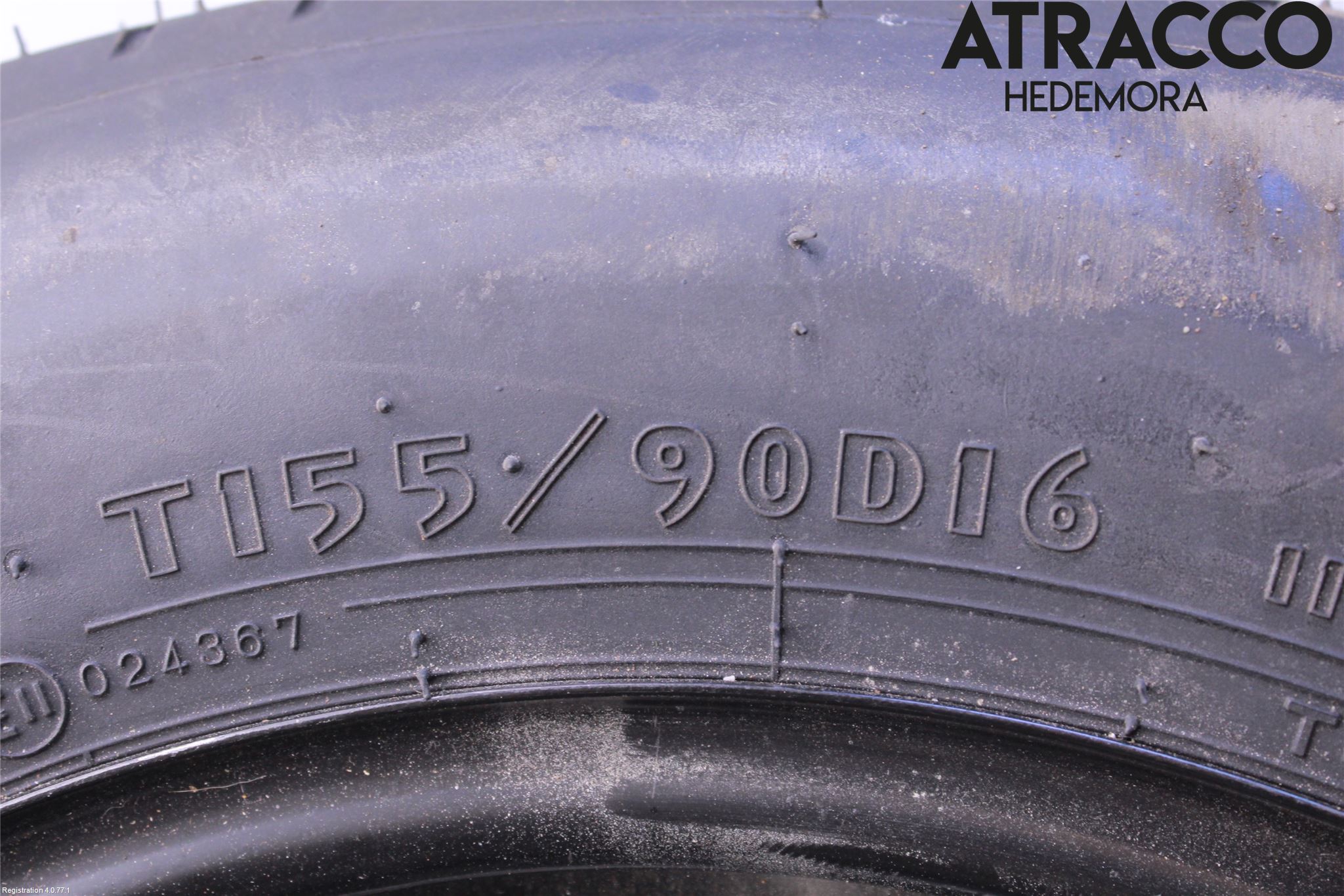 Mitsubishi ASX 10-22 Hjul Reservhjul Minityp