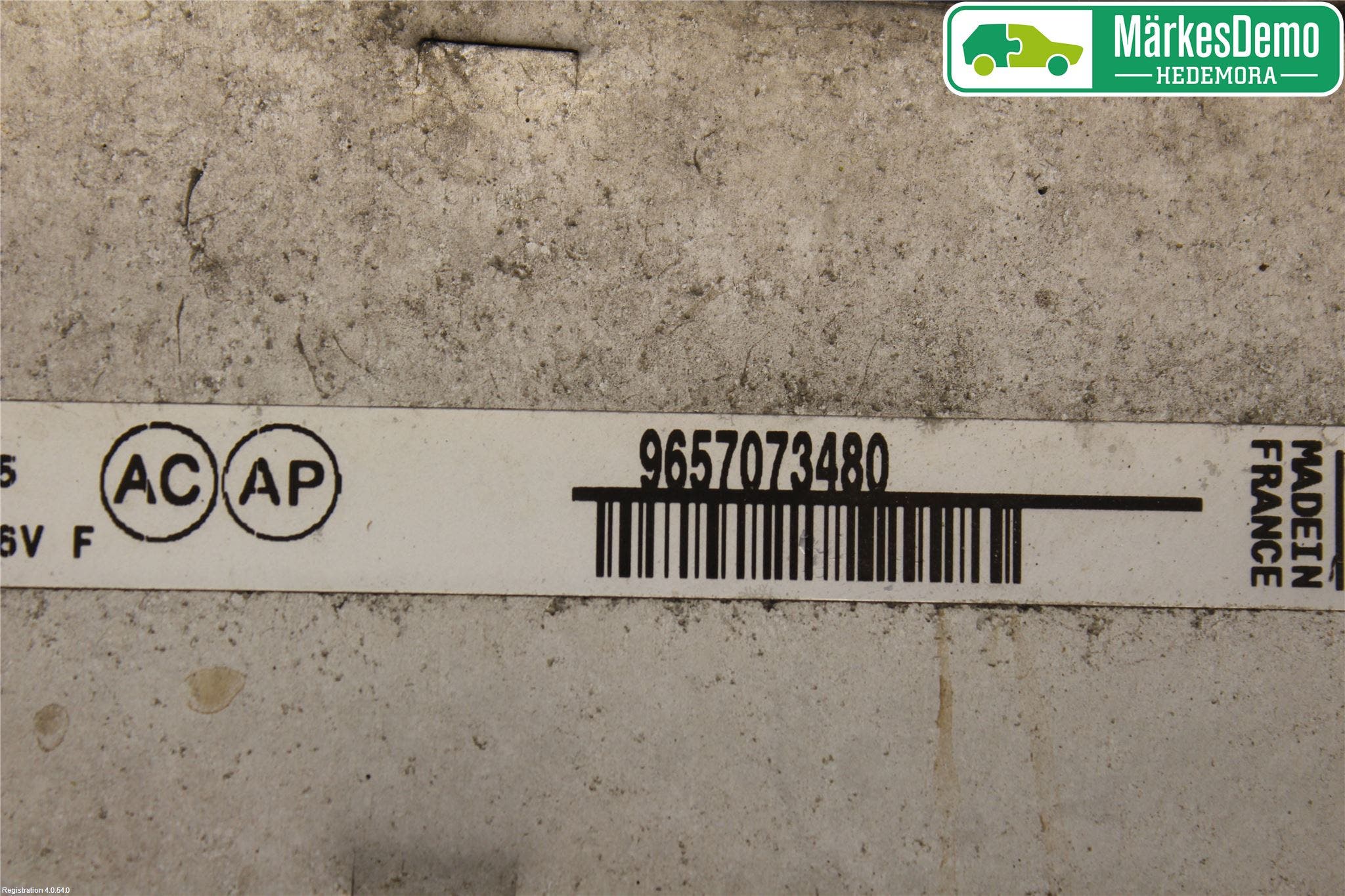 Citroen C5 08-17 Laddluft-Intercooler Kyl