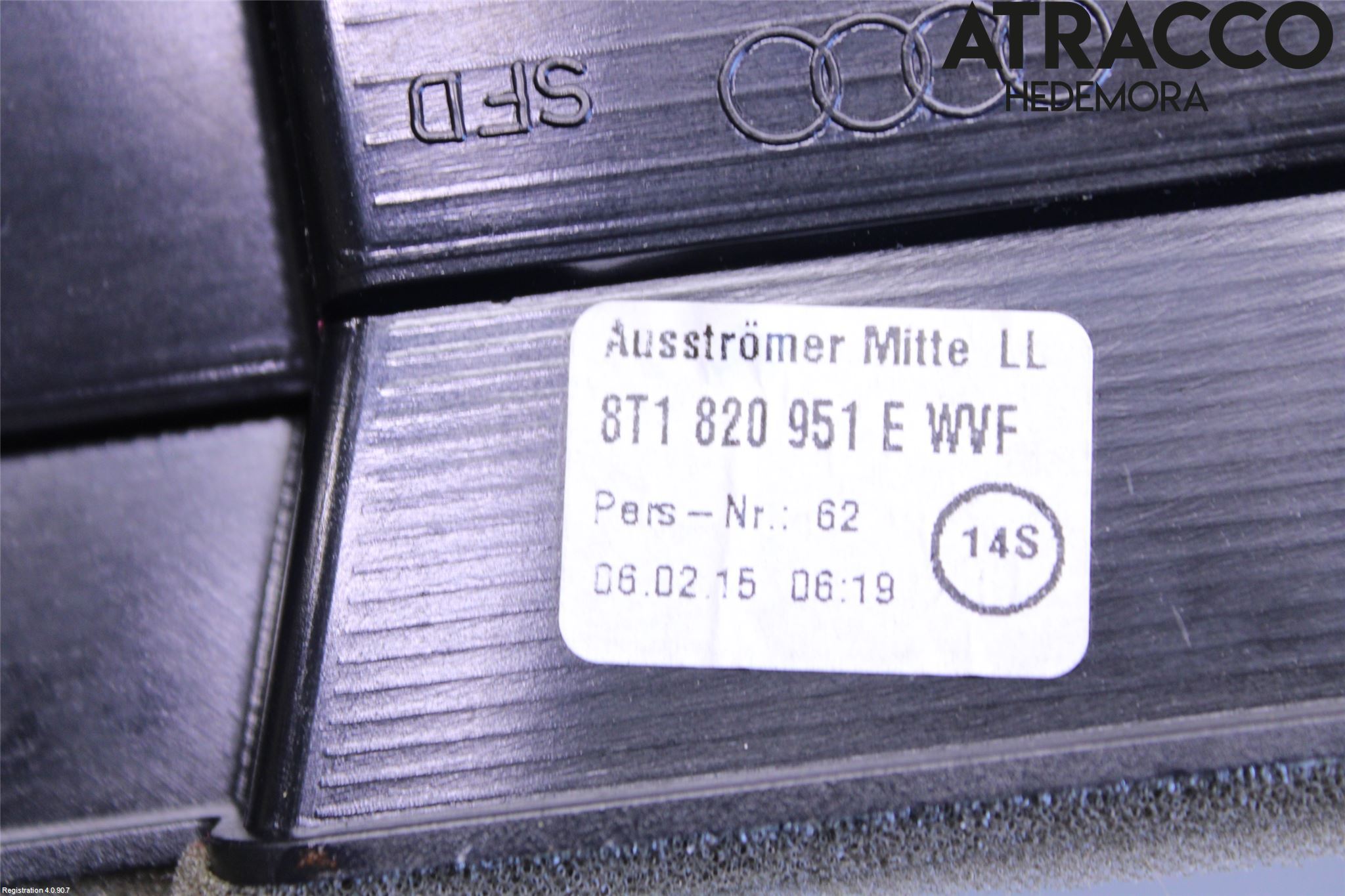 Audi A4 12-15 Defrosterkanal-Munstycke