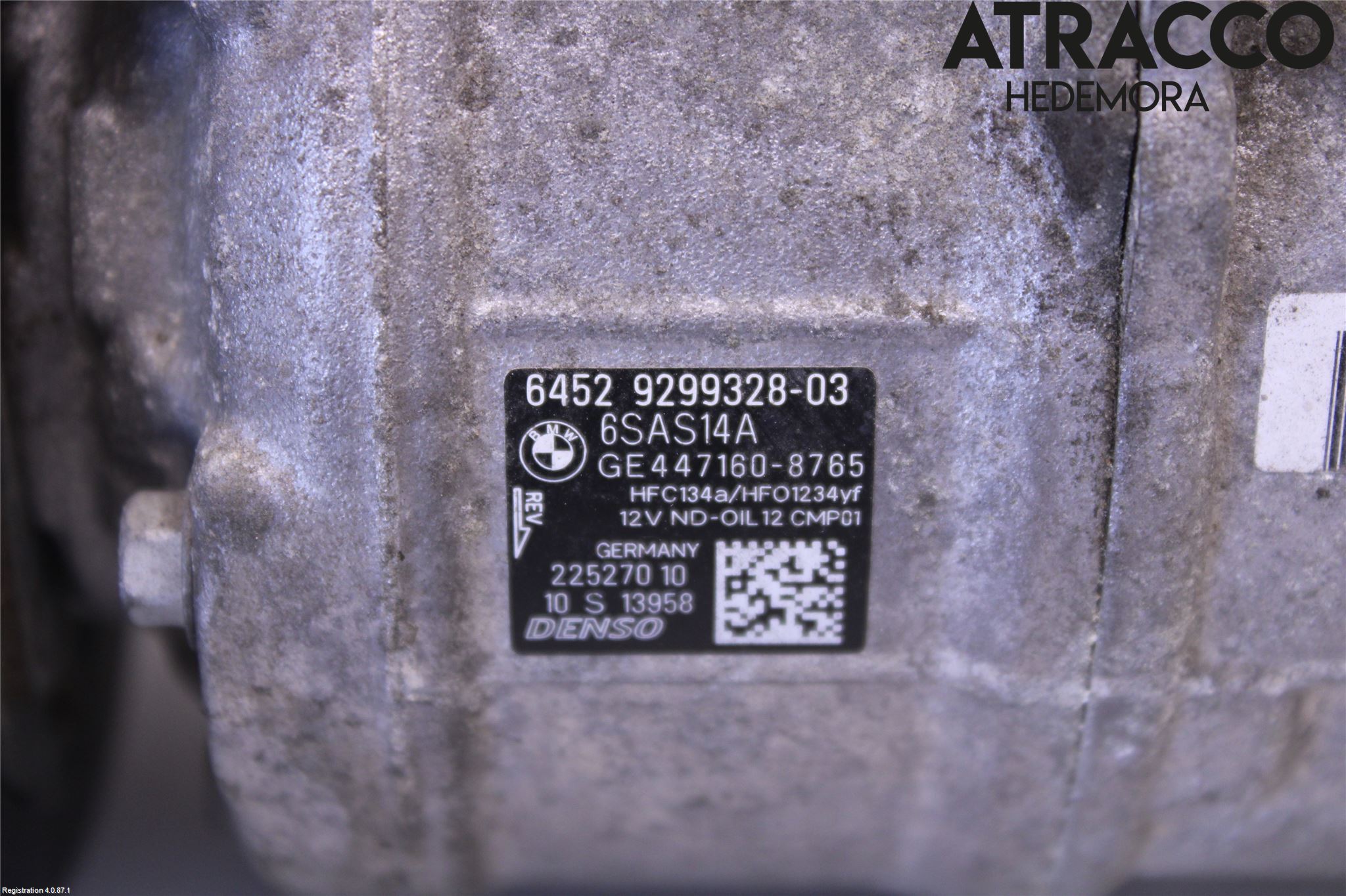 BMW 3 F30/F31/F80 12-19 Ac Kompressor