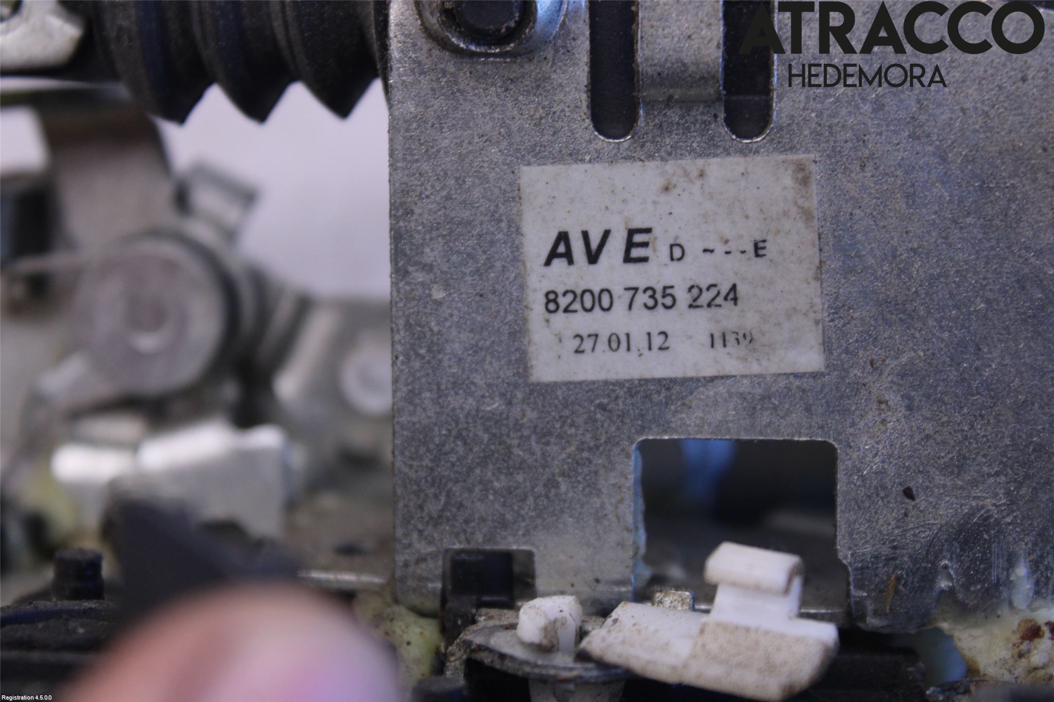 Dacia DUSTER 10-17 Låskista-Dörrlås