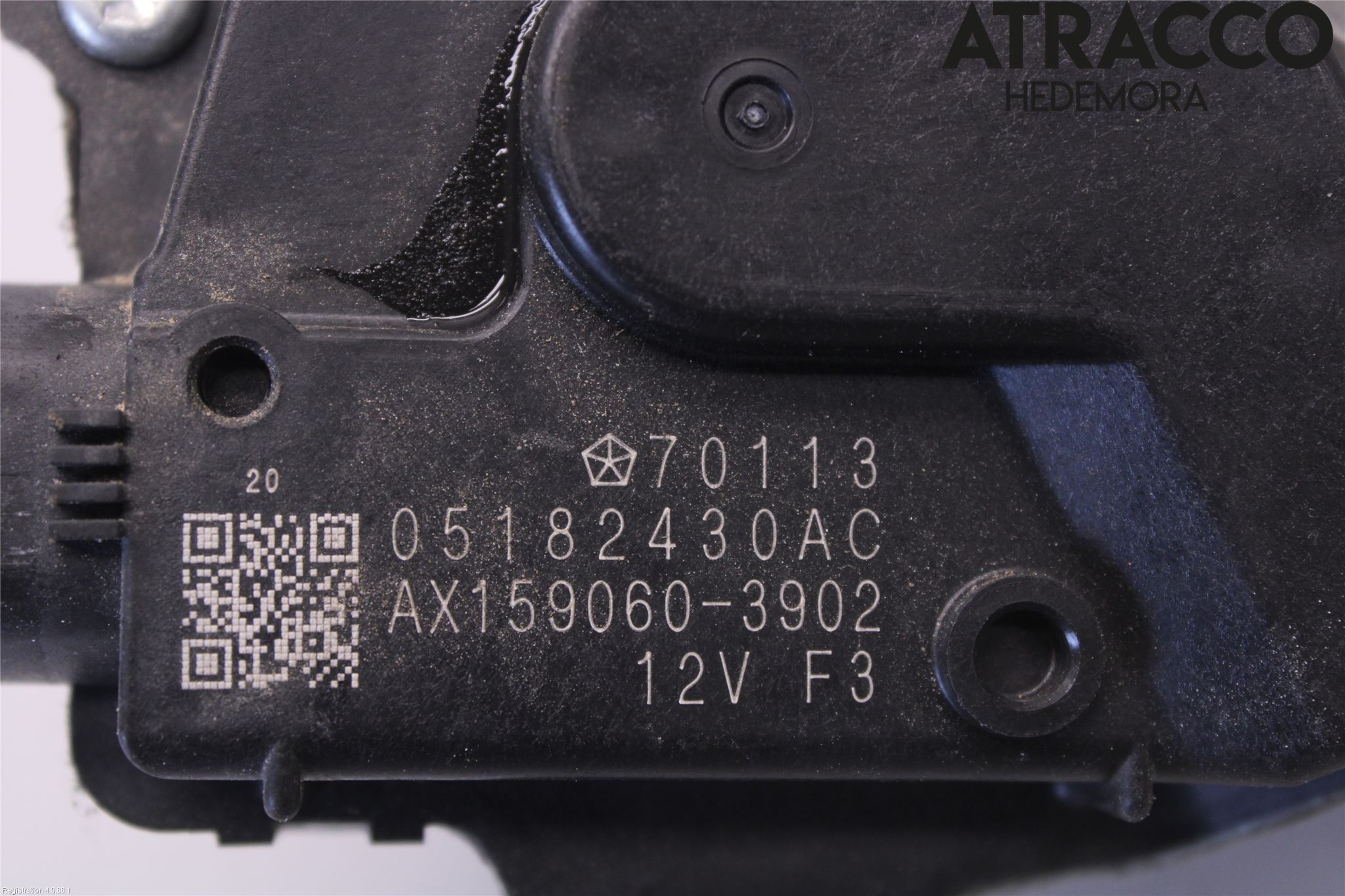 Fiat 500 07- Torkarmotor Vindruta