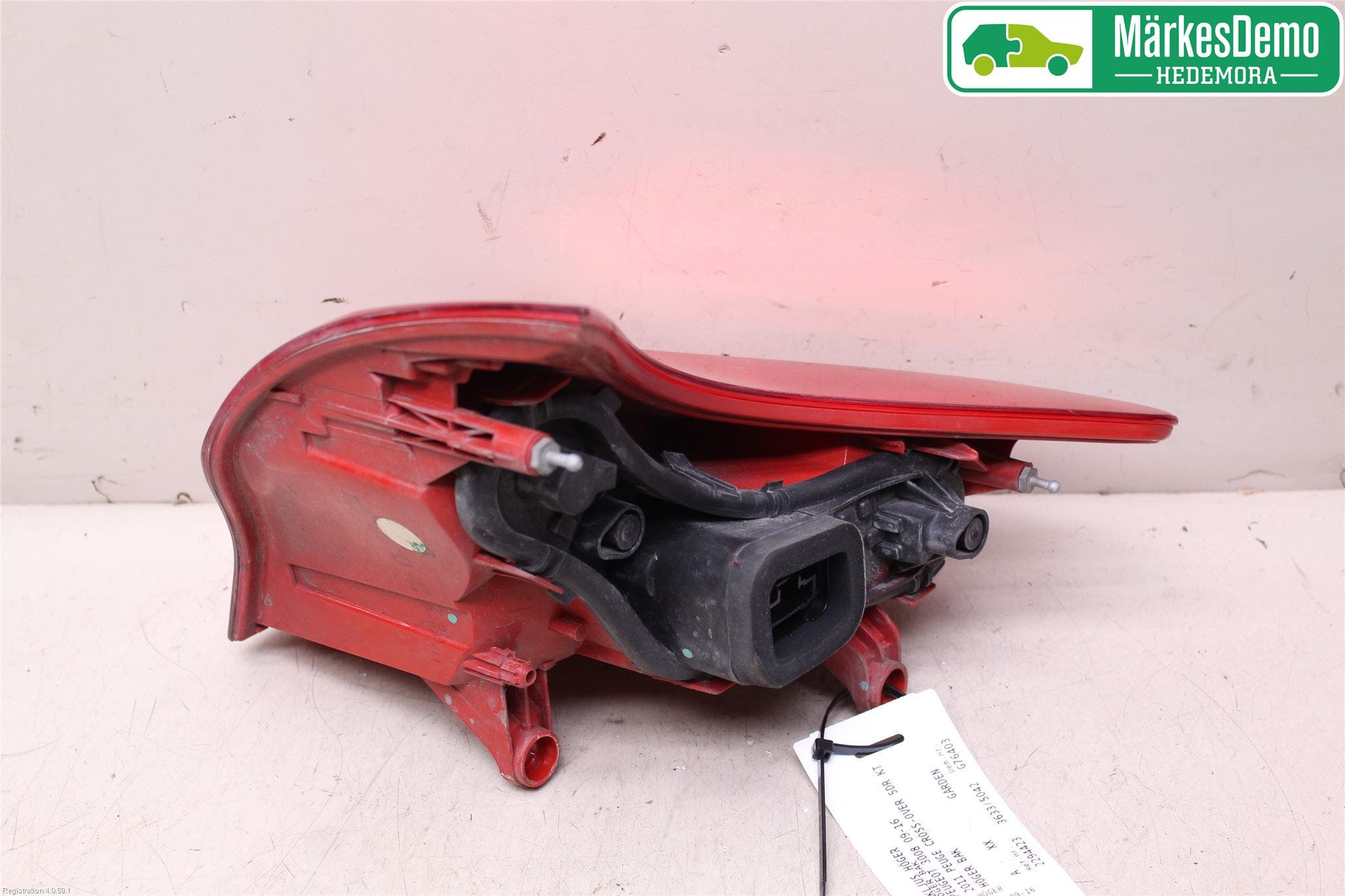 Peugeot 3008 09-16 Bakljus Höger