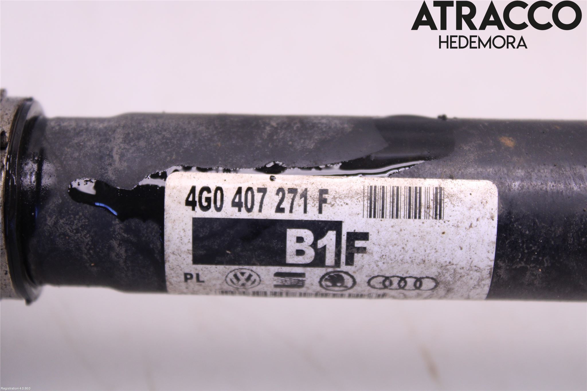 Audi A6 ALLROAD 12-18 Drivaxel Fram Vänster