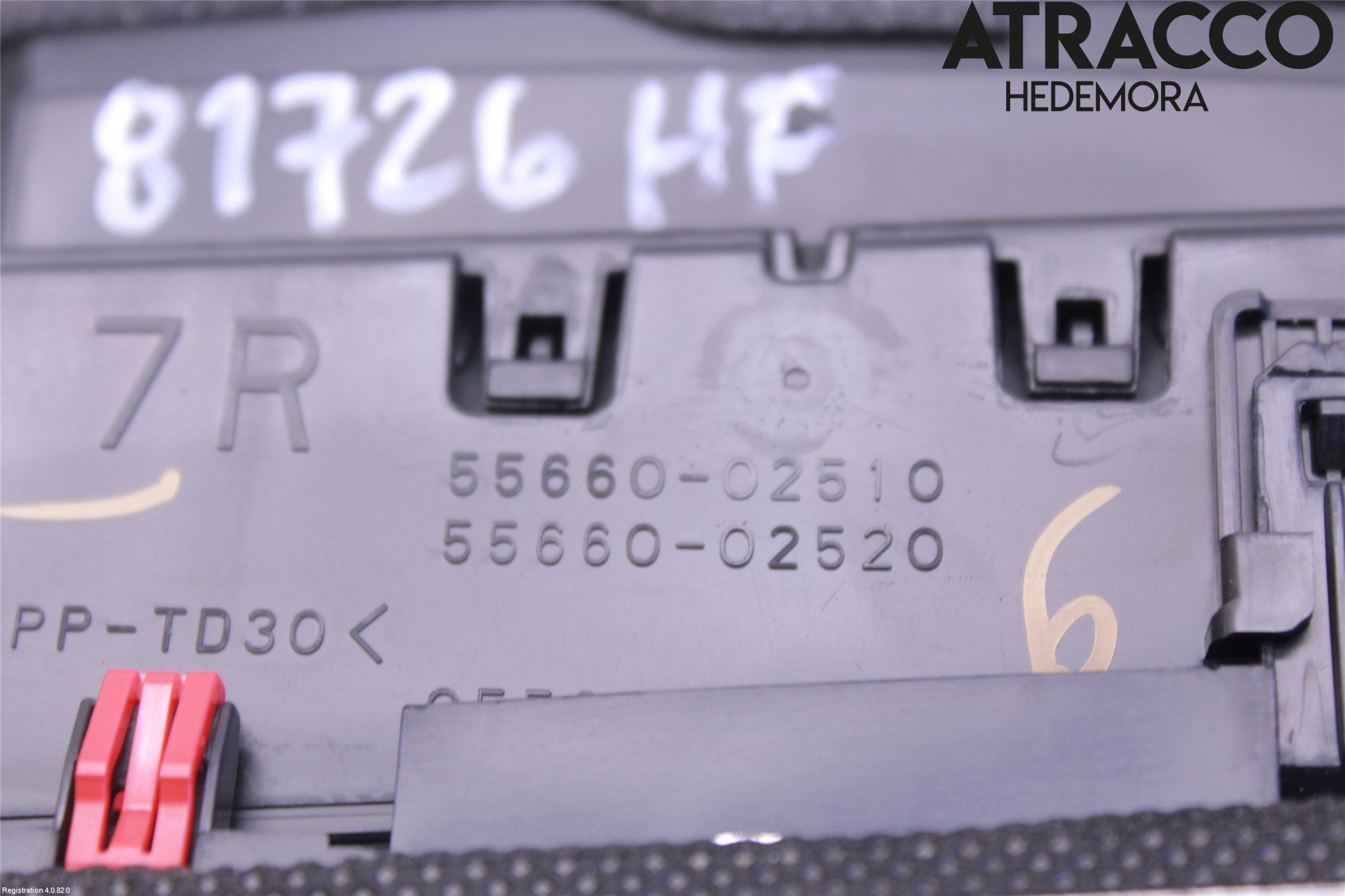 Toyota COROLLA 19- Defrosterkanal-Munstycke