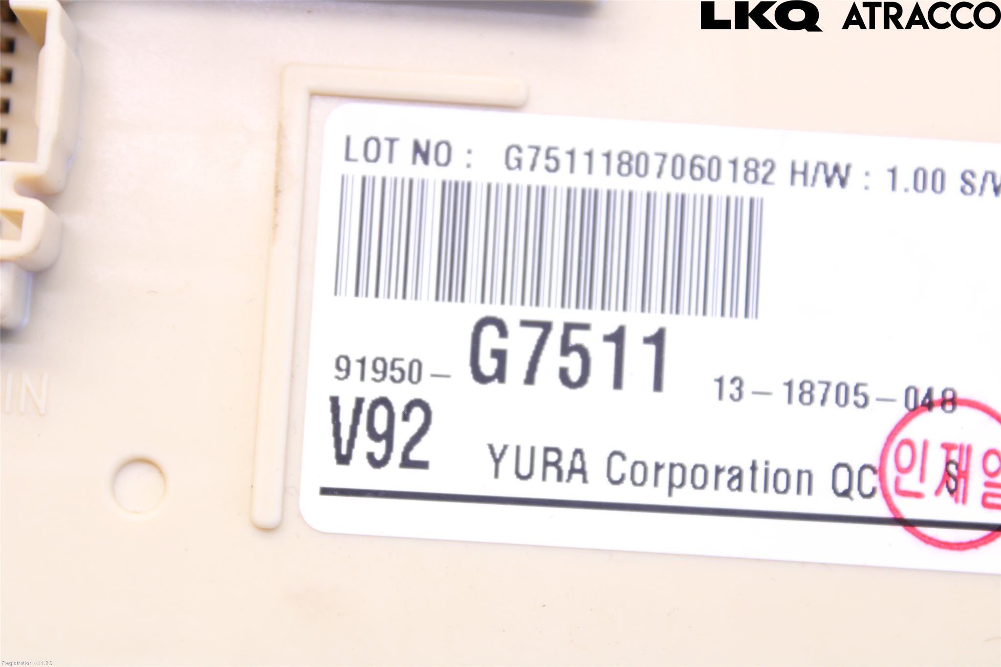 Hyundai IONIQ AE 17-22 Säkringsdosa-Elcentral