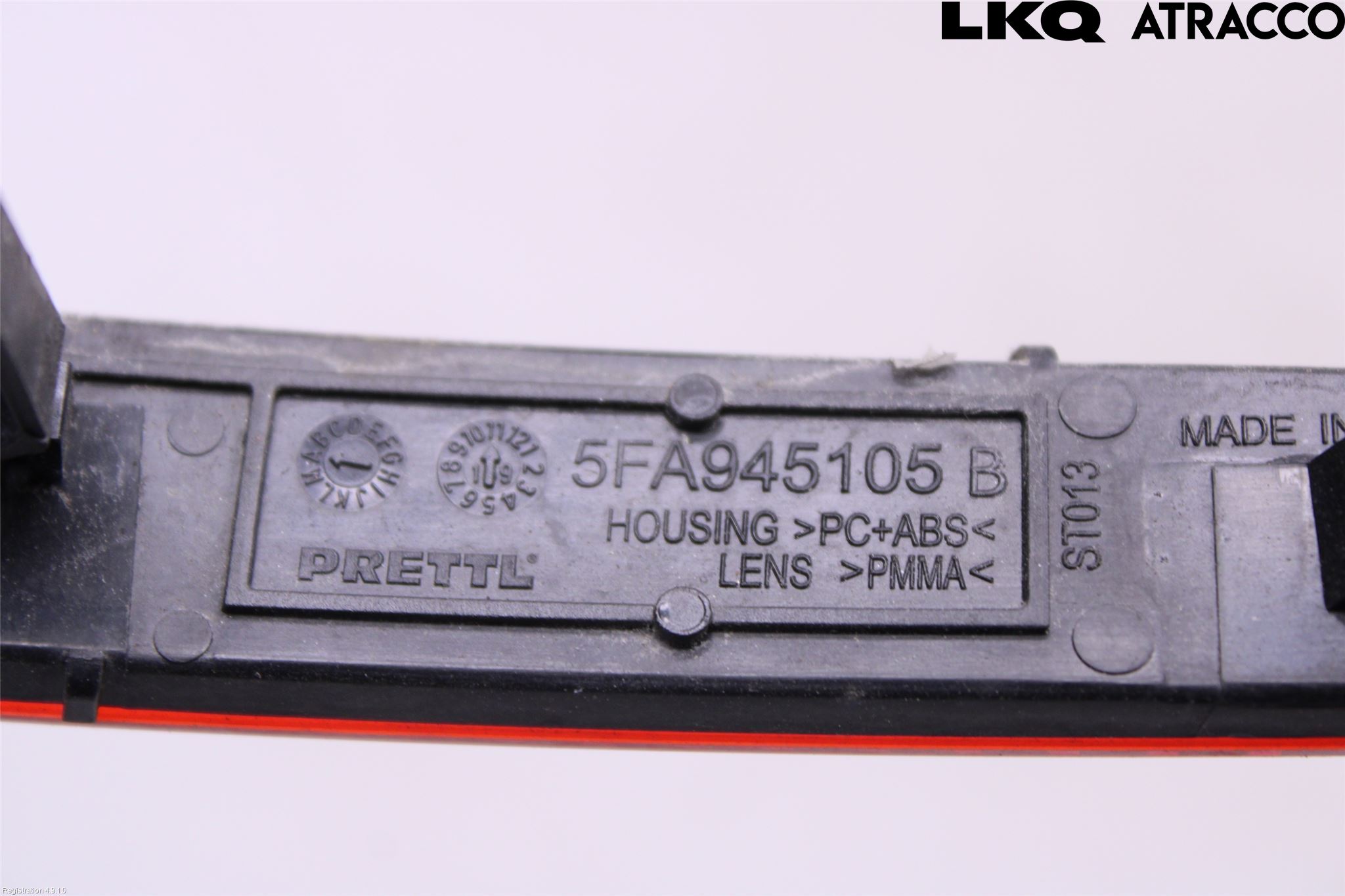 Volkswagen VW POLO 05-09 Dimljus/Reflex Bak