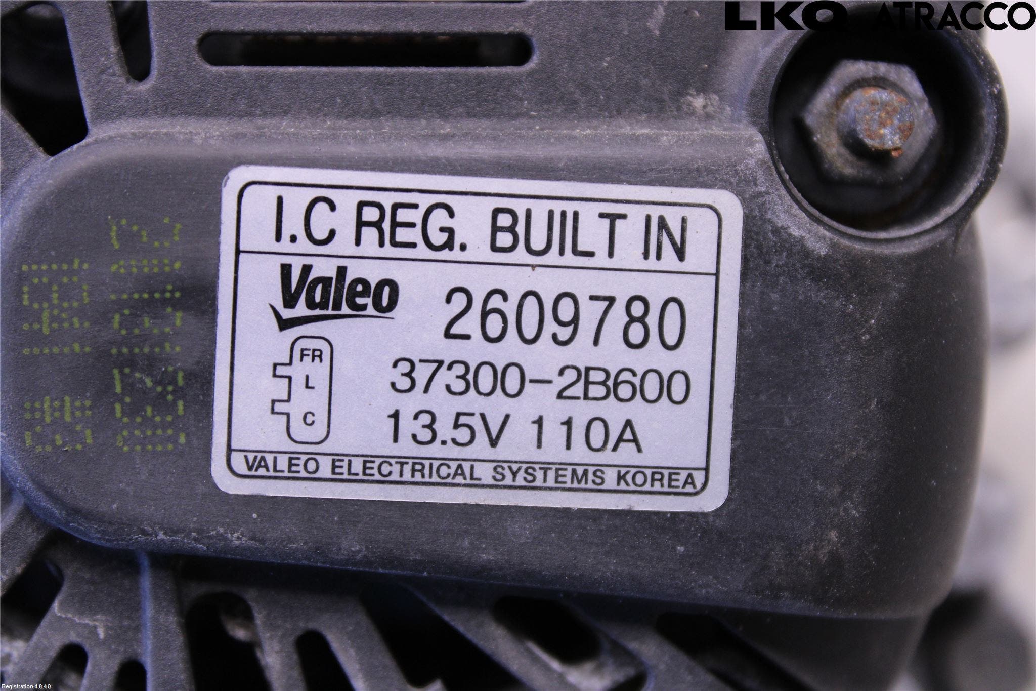 Kia SPORTAGE (SL) 11-15 Generator