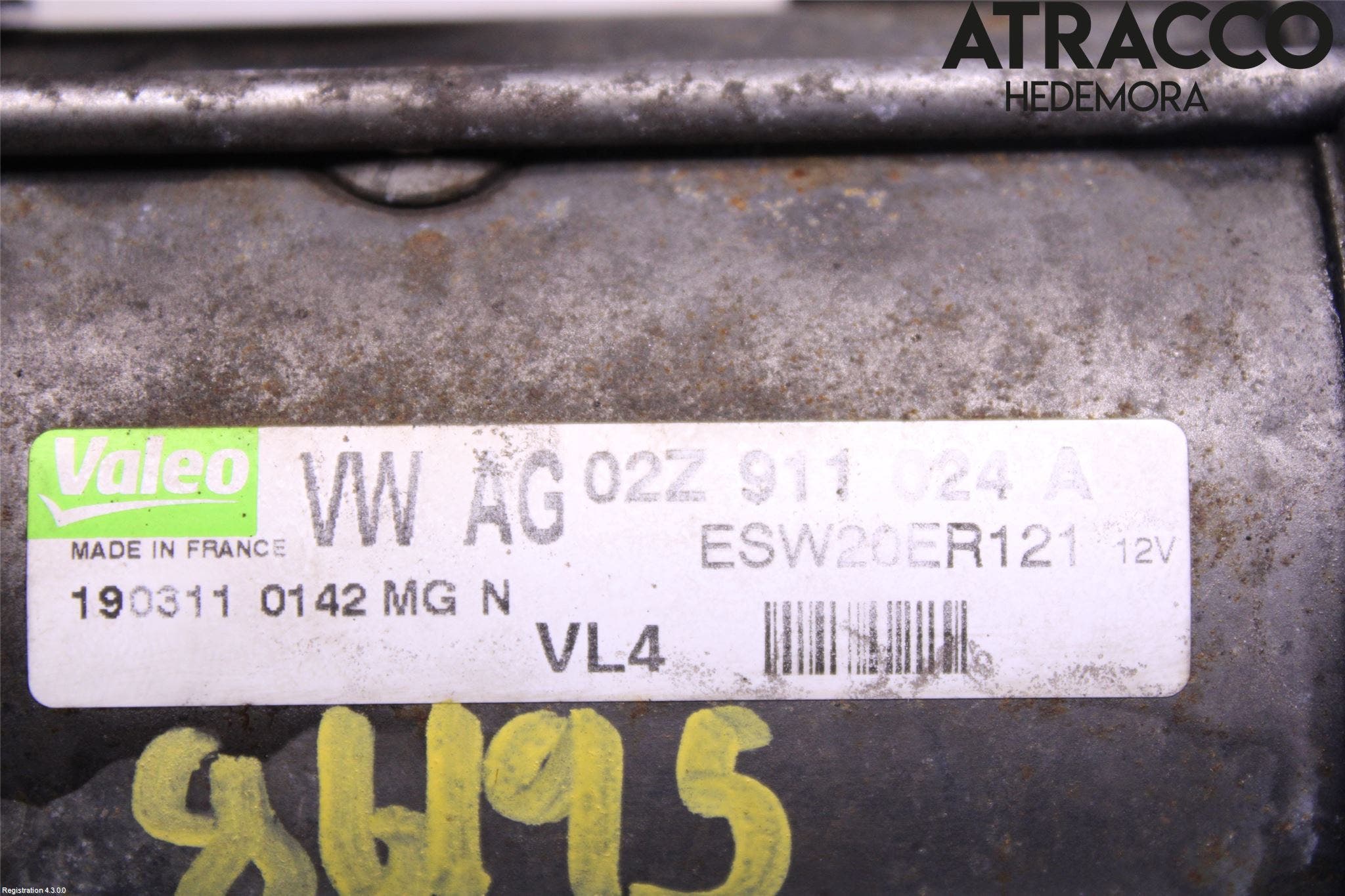 Volkswagen VW GOLF VI 09-13 Startmotor Diesel