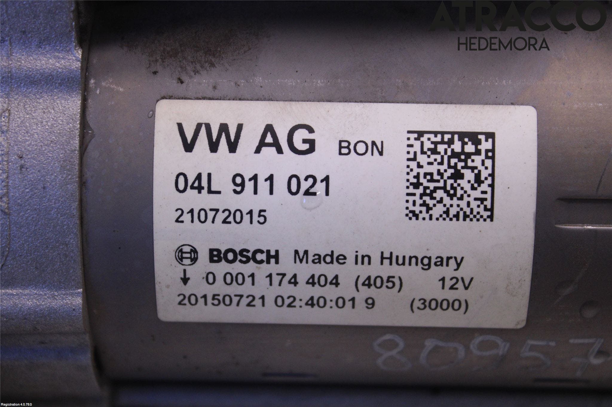 Audi A4 12-15 Startmotor Diesel