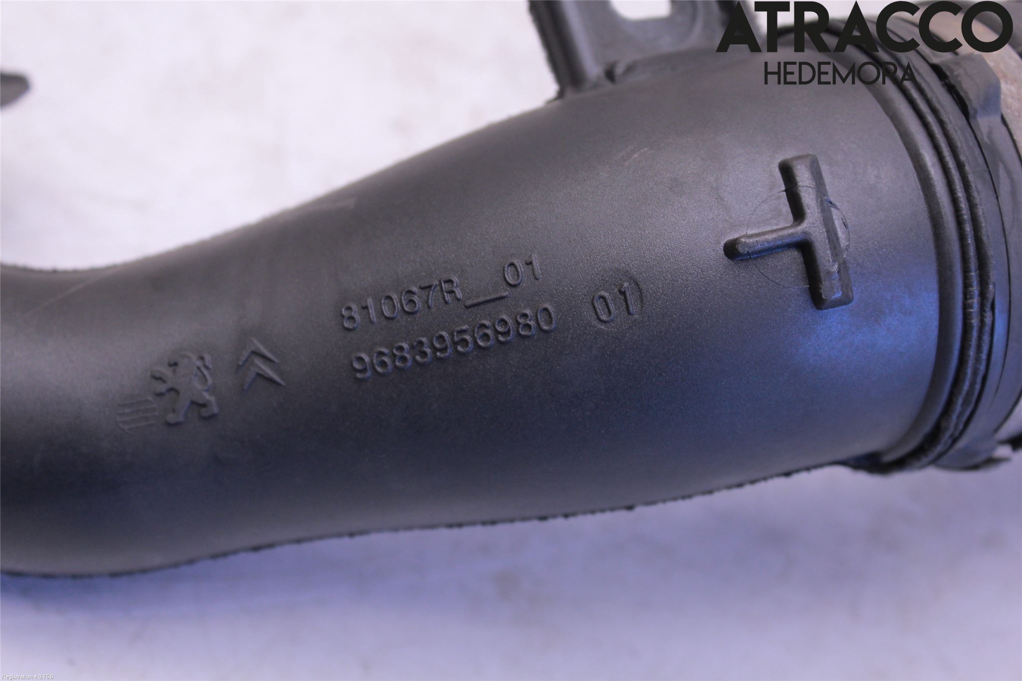 Citroen C6 Laddluft-Intercoolerrör