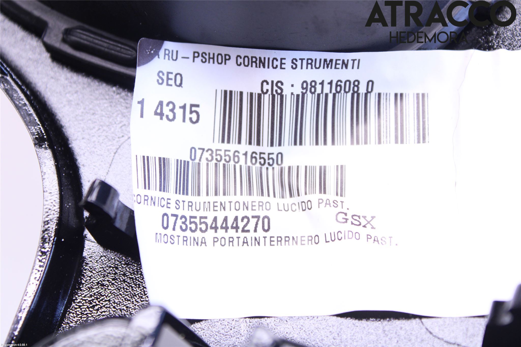 Fiat PANDA 12- Instrumentsarg