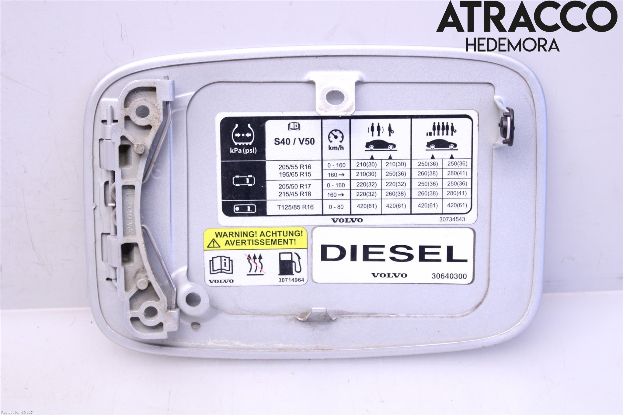 Volvo V50 04-07 Tanklucka