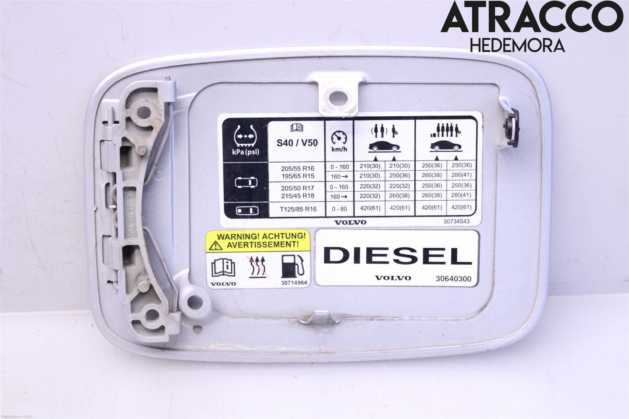 Volvo V50 04-07 Tanklucka