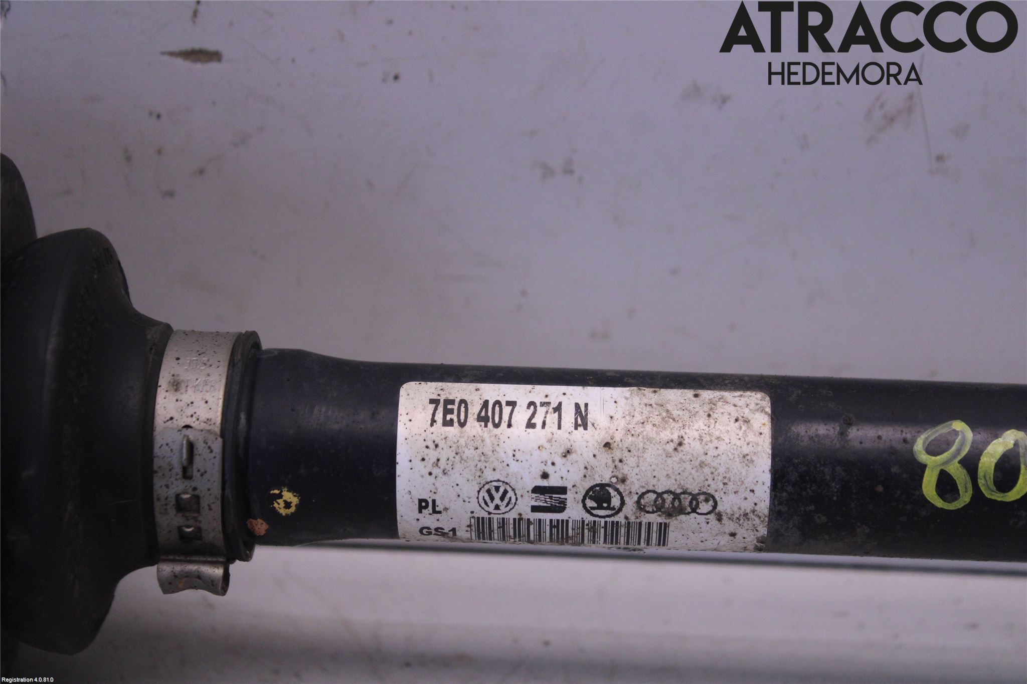 Volkswagen VW TRANSP/CARAVELLE (T5) 04-15 Drivaxel Fram Vänster