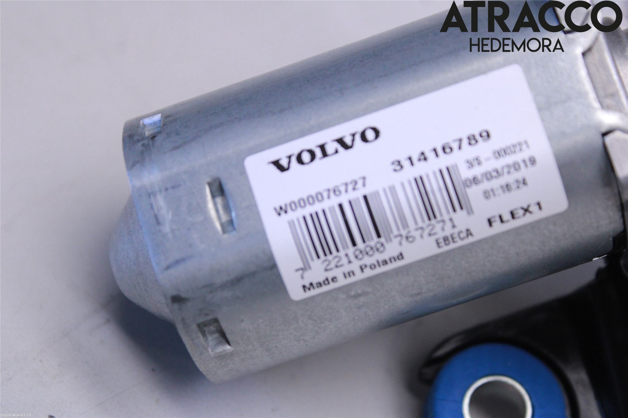 Volvo XC60 18- Torkarmotor Baklucka