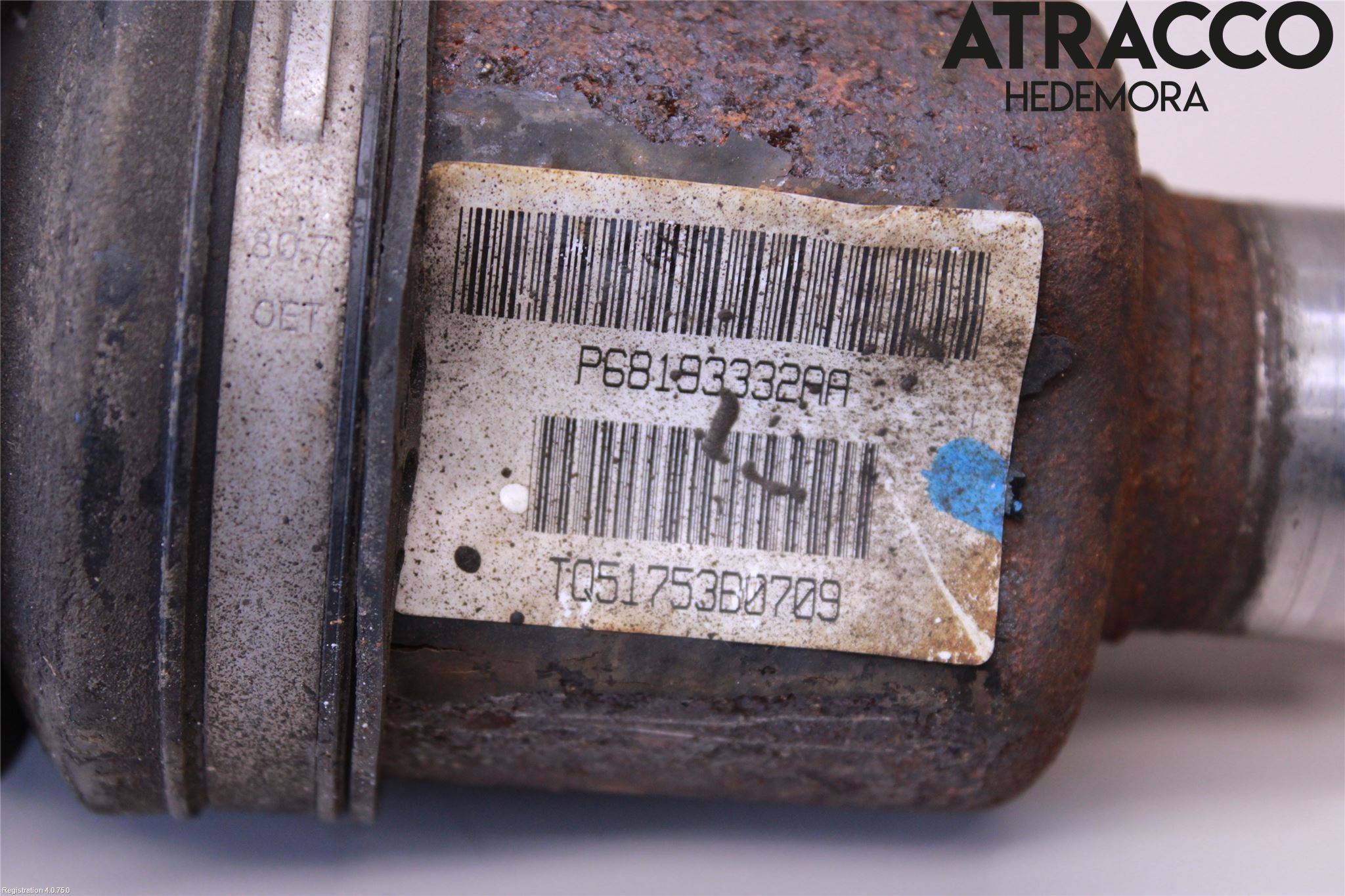 Fiat FREEMONT Drivaxel Bak Höger