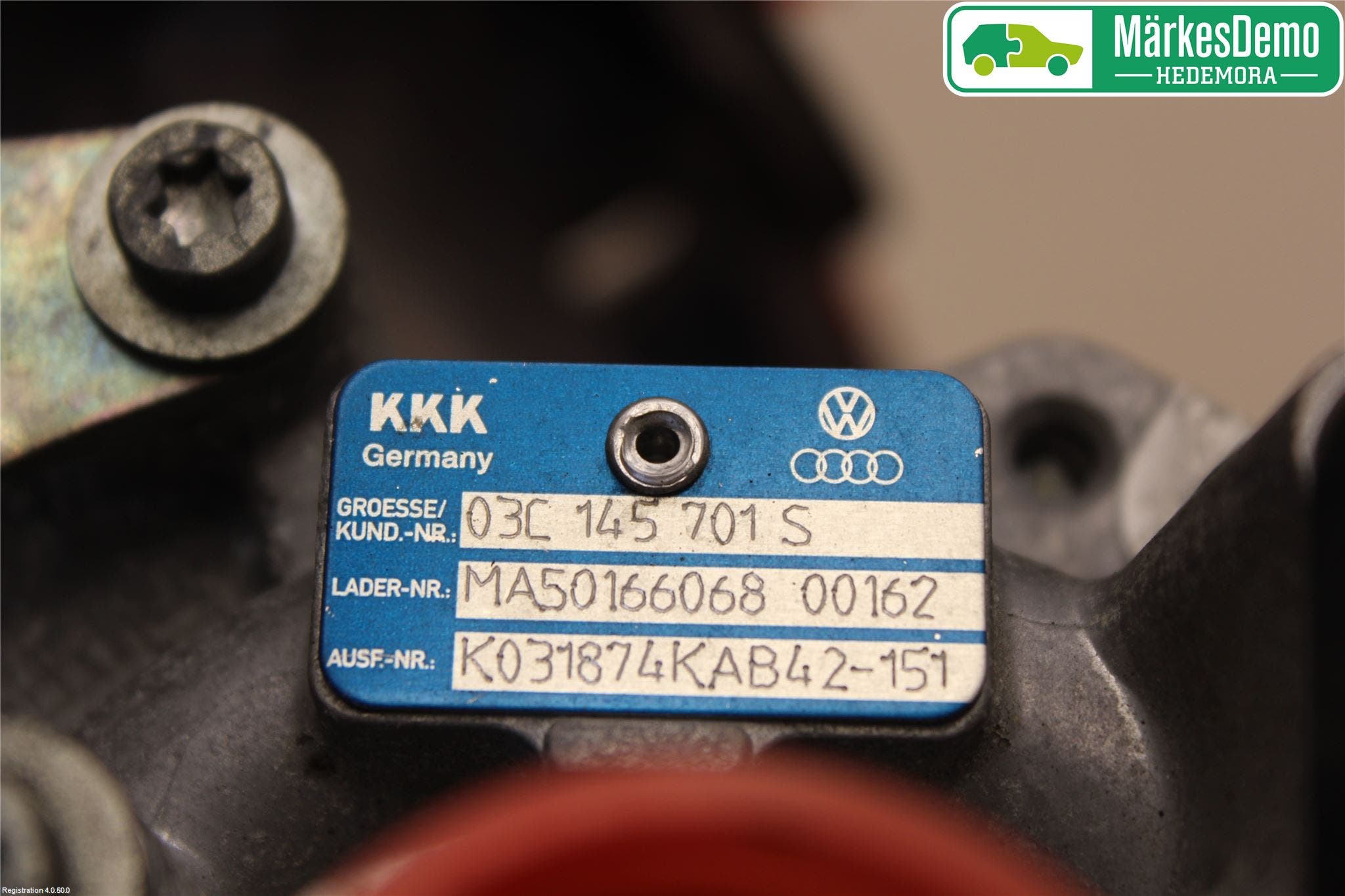 Volkswagen VW PASSAT 05-11 Turboaggregat