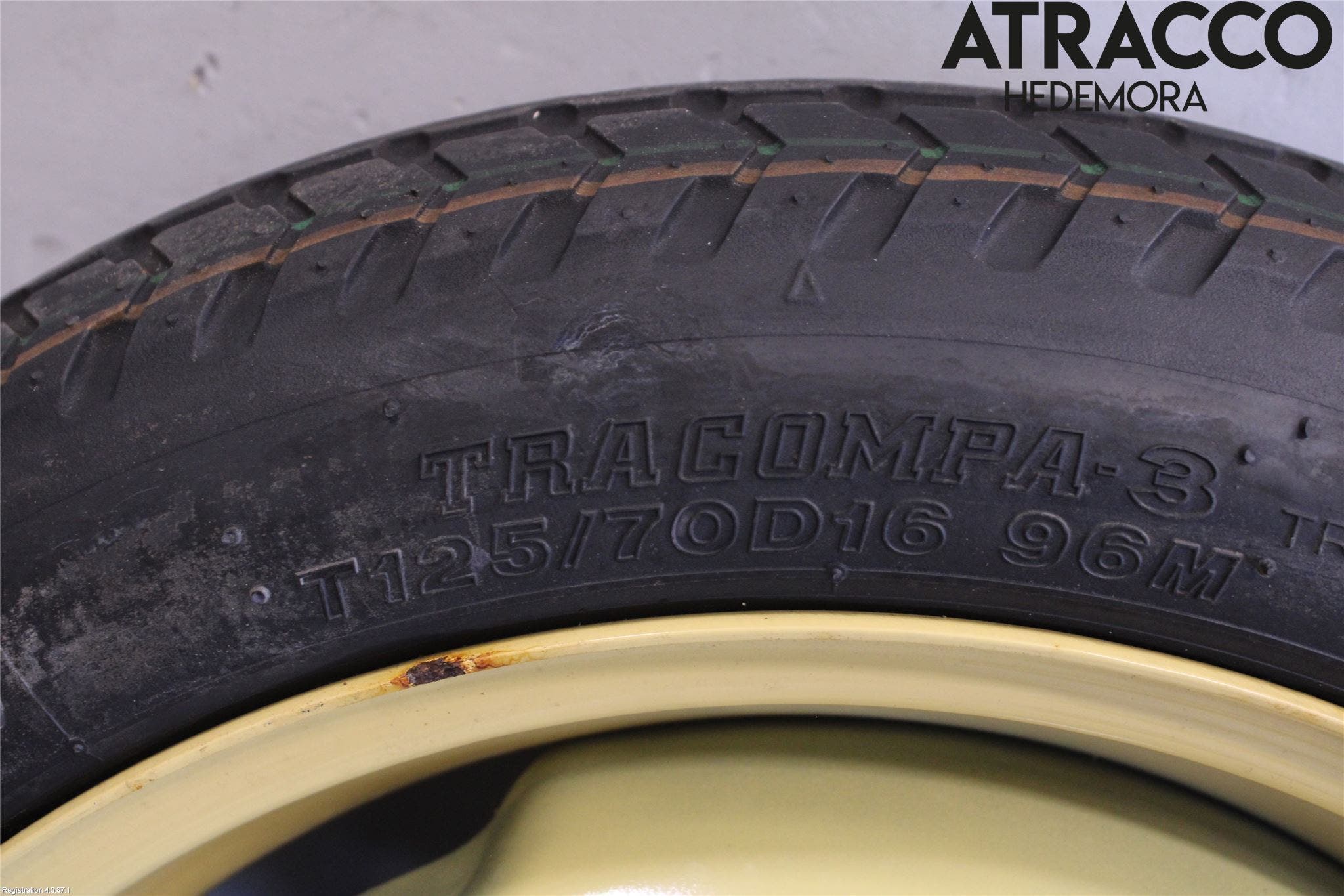 Toyota PRIUS NWH20 04-08 Hjul Reservhjul Minityp