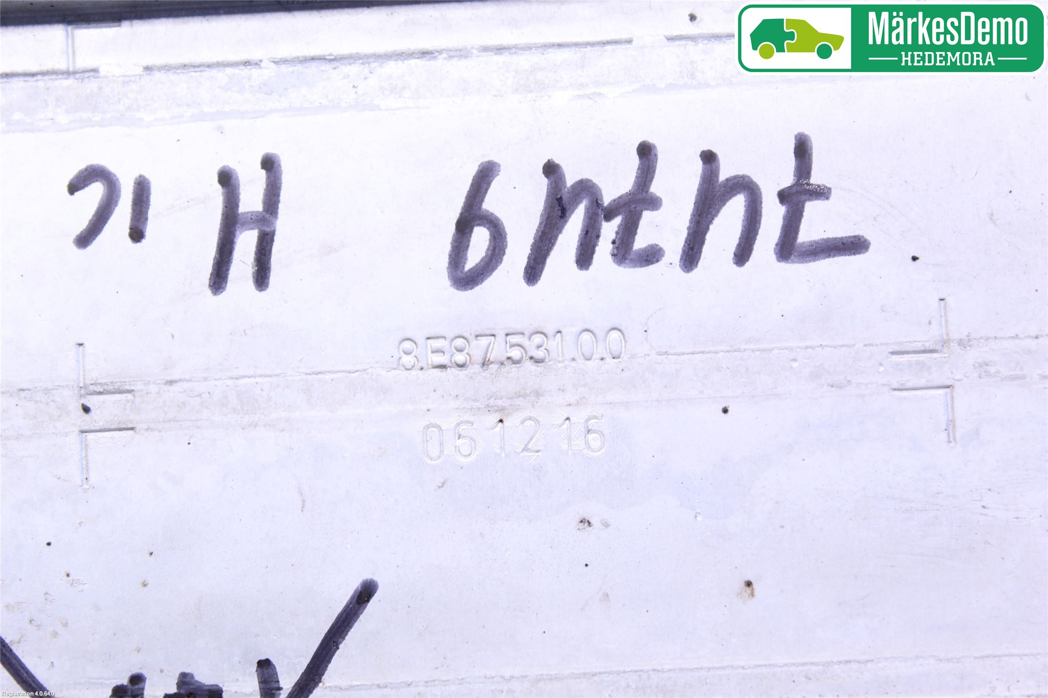 Porsche PANAMERA 09- Laddluft-Intercooler Kyl