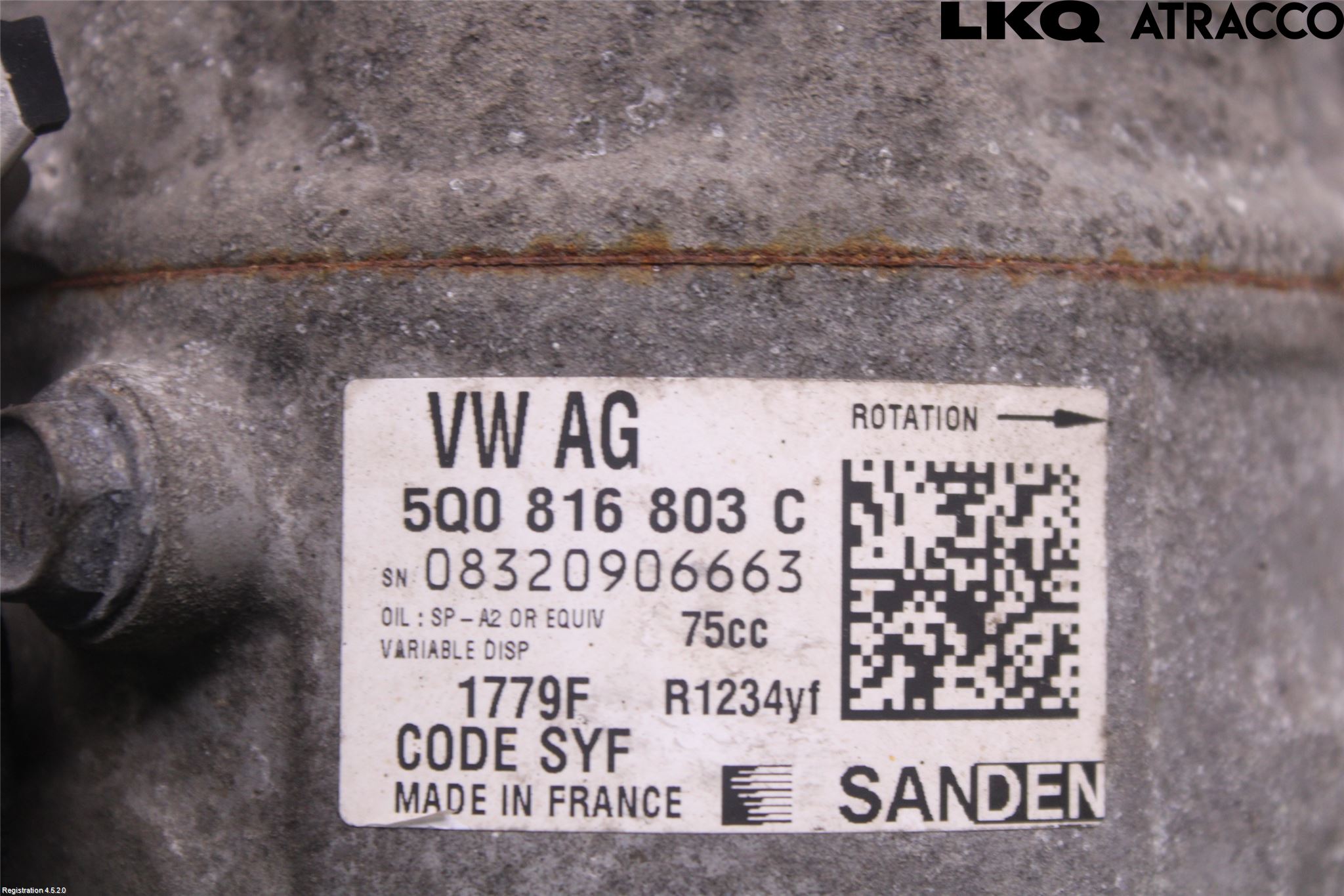 Volkswagen VW GOLF / E-GOLF VII 13-20 Ac Kompressor