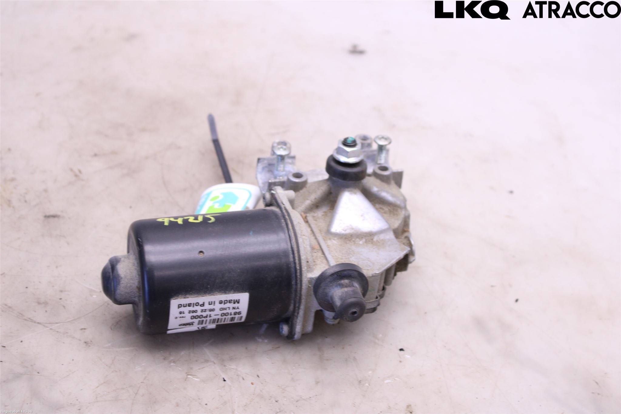 Kia VENGA 10-19 Torkarmotor Vindruta