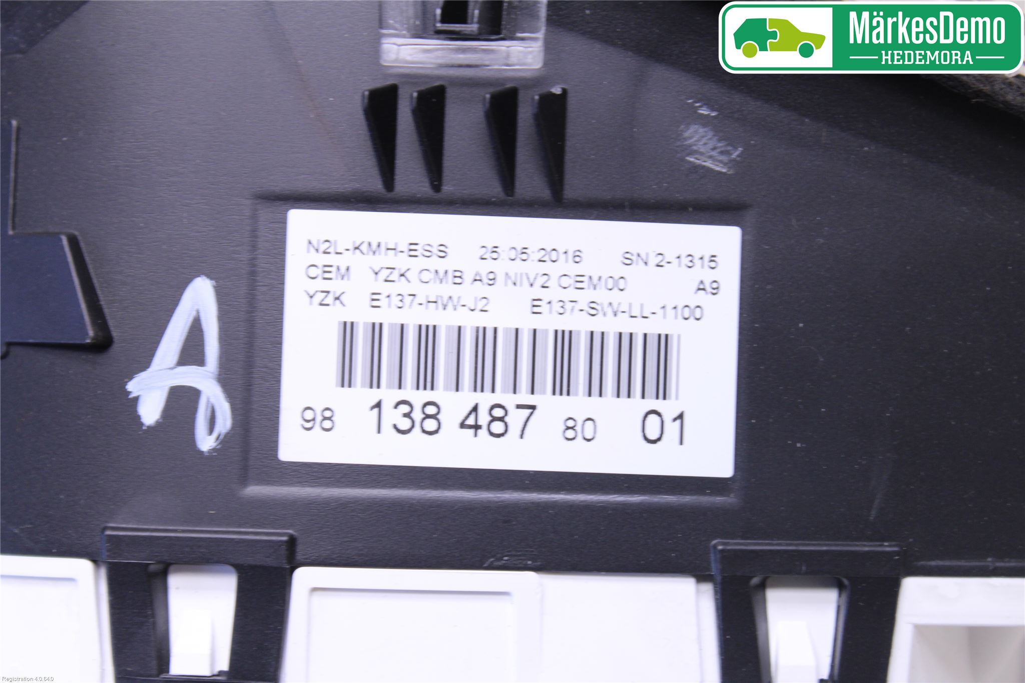 Peugeot 2008 13-20 Instrument Komb