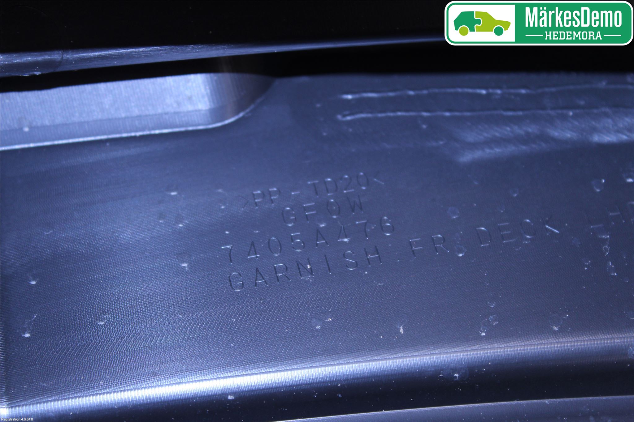 Mitsubishi OUTLANDER 13-21 Torpedplåt-Torpedplast