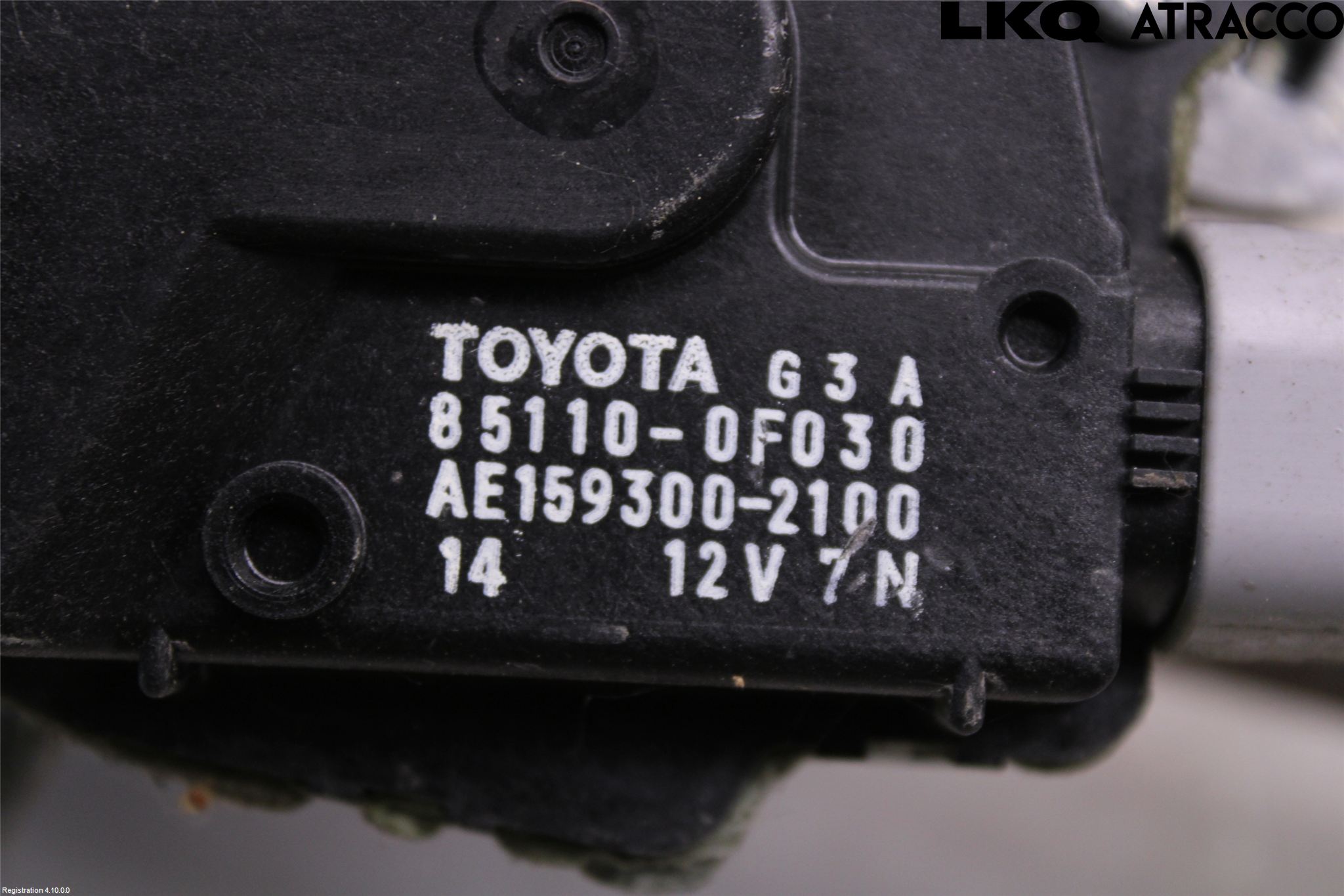 Toyota VERSO 09-18 Torkarmotor Vindruta