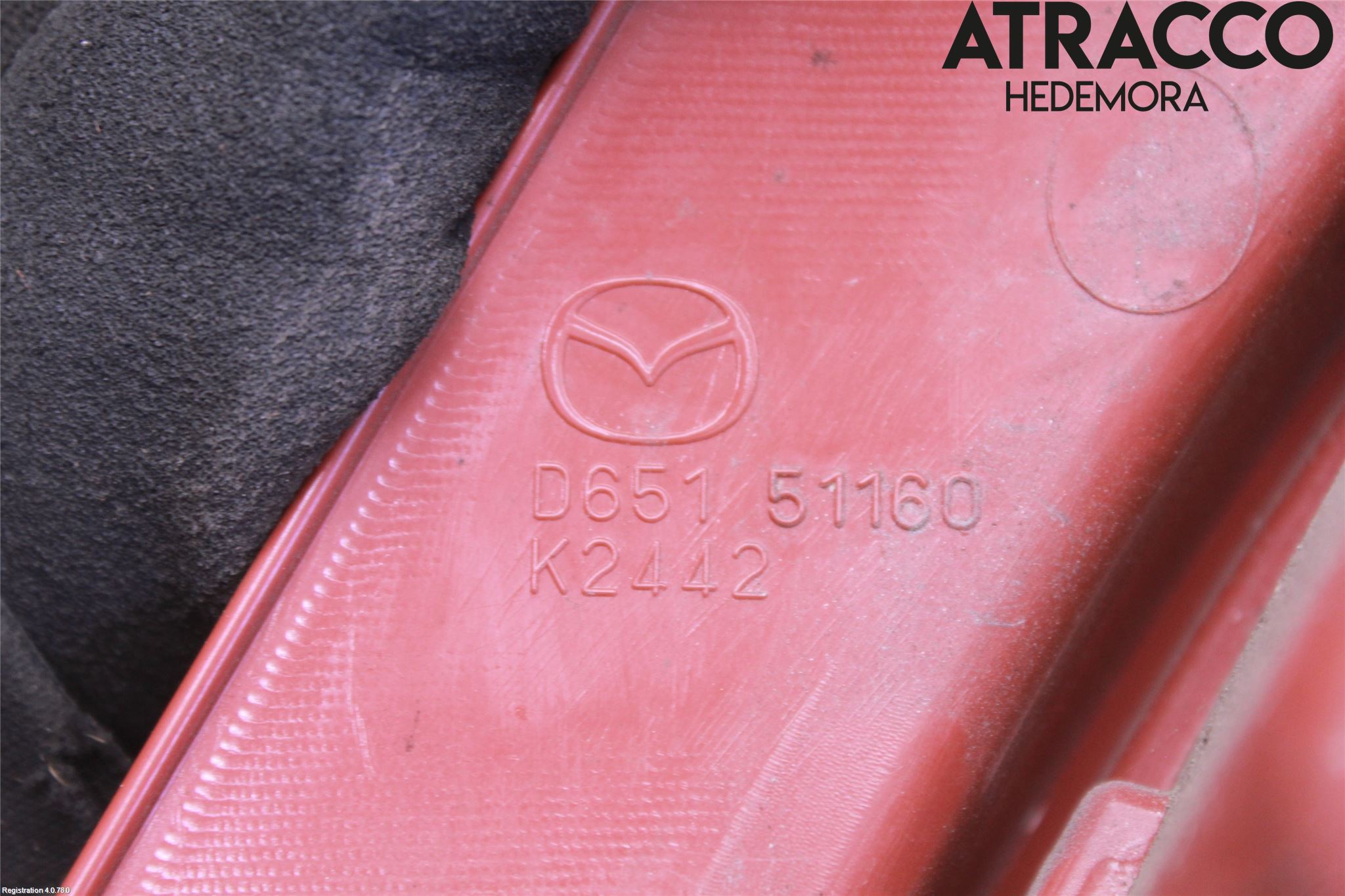 Mazda 2 (DE) 08-15 Bakljus Vänster