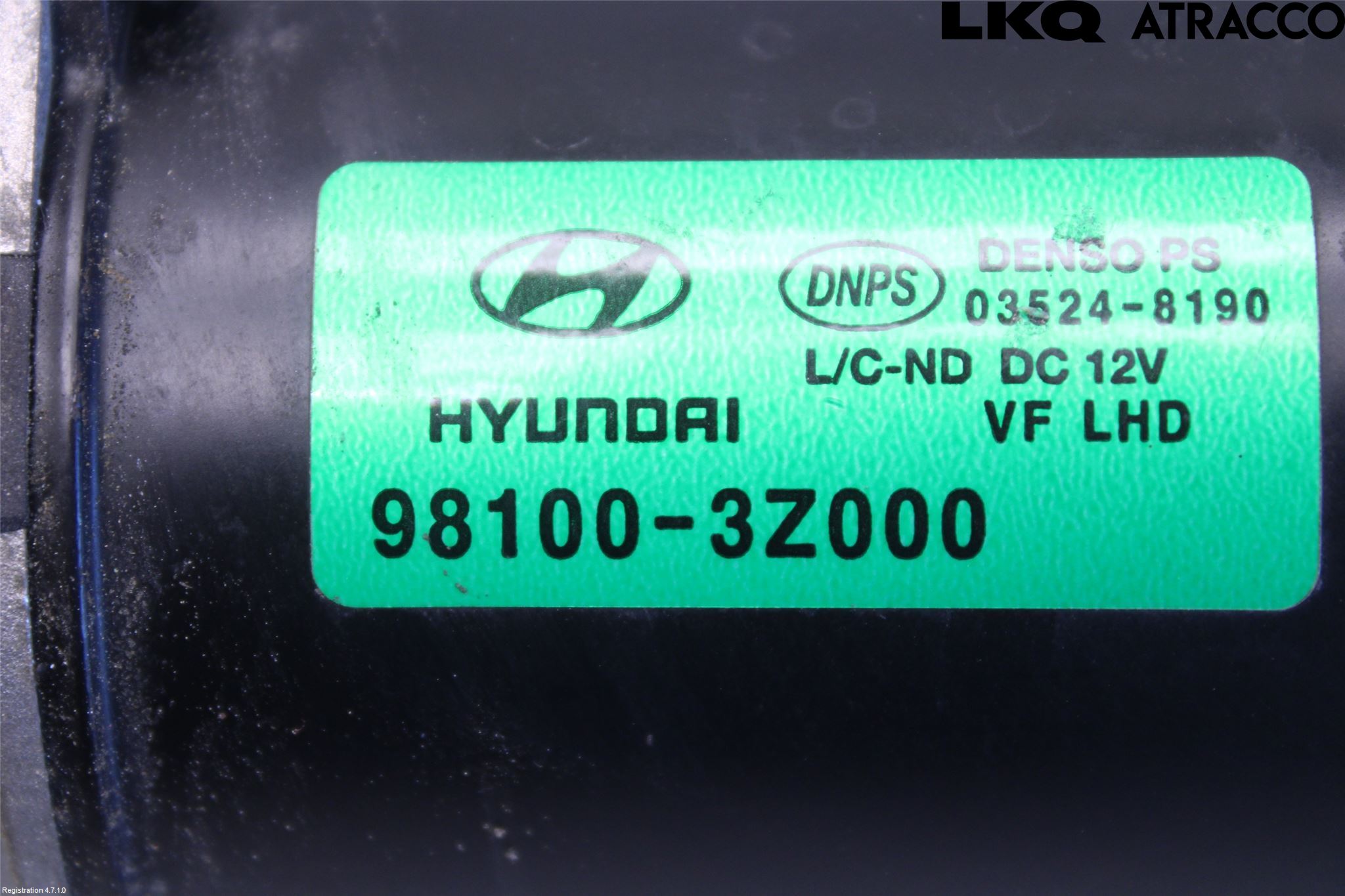 Hyundai i40 08-15 Torkarmotor Vindruta