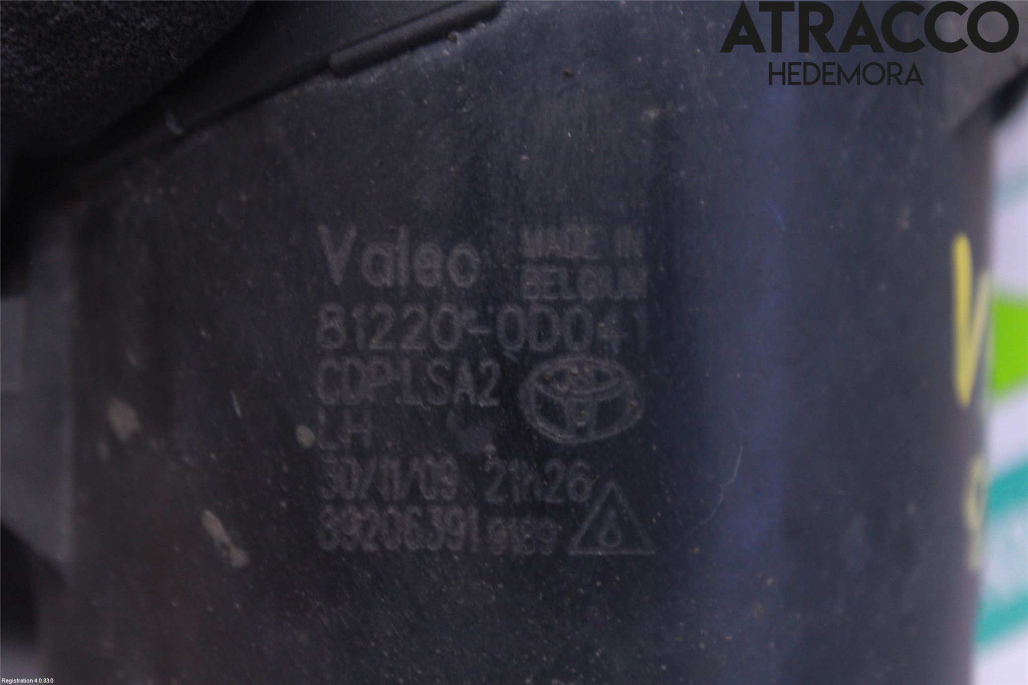 Toyota YARIS XP90 06-11 Dimljus-Varselljus Fram